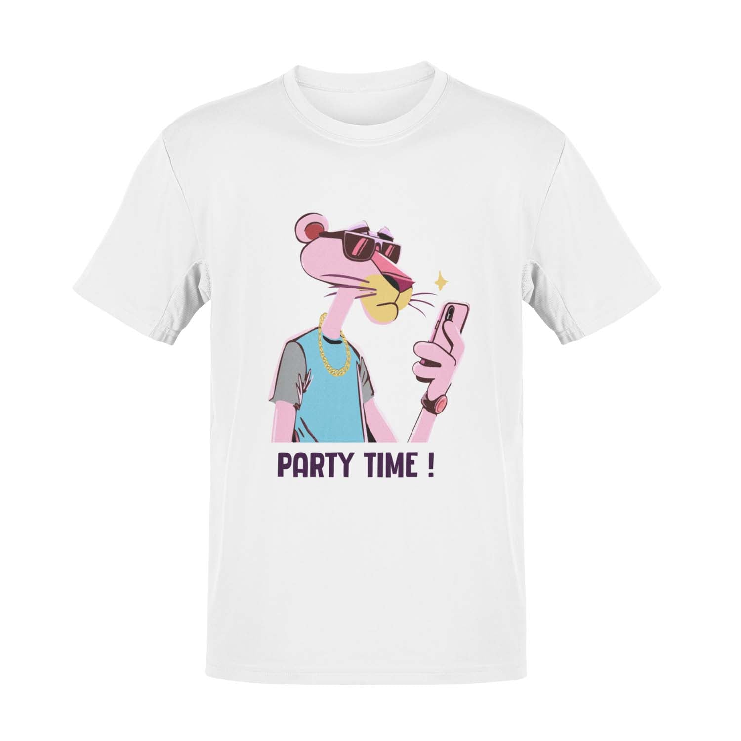 Tantra Party-Time Men's Graphic Print Regular Fit Half Sleeve Round Neck Cotton T-Shirt - Shipping Globally!