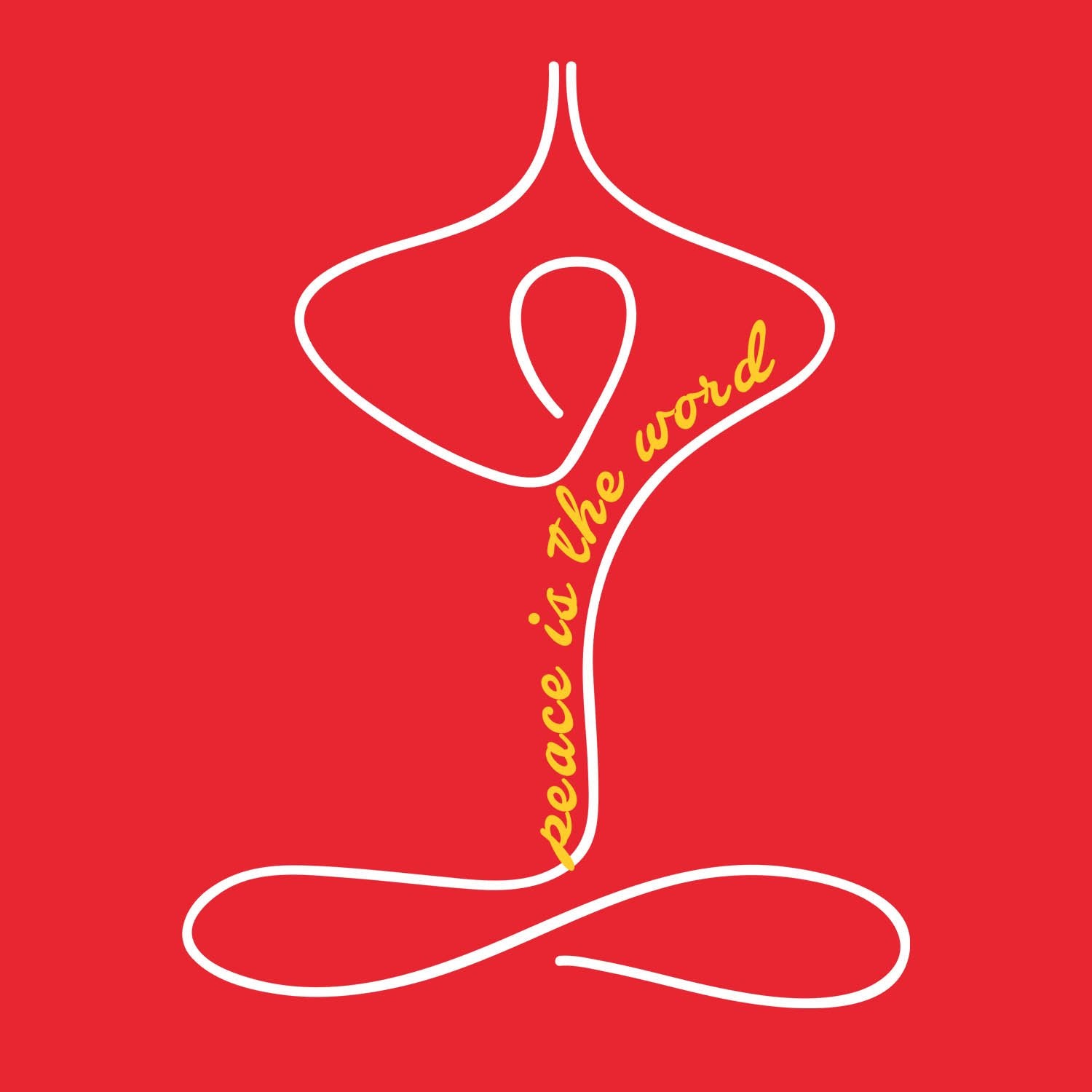 Peace Word - Mens T-shirts - Shipping Globally!
