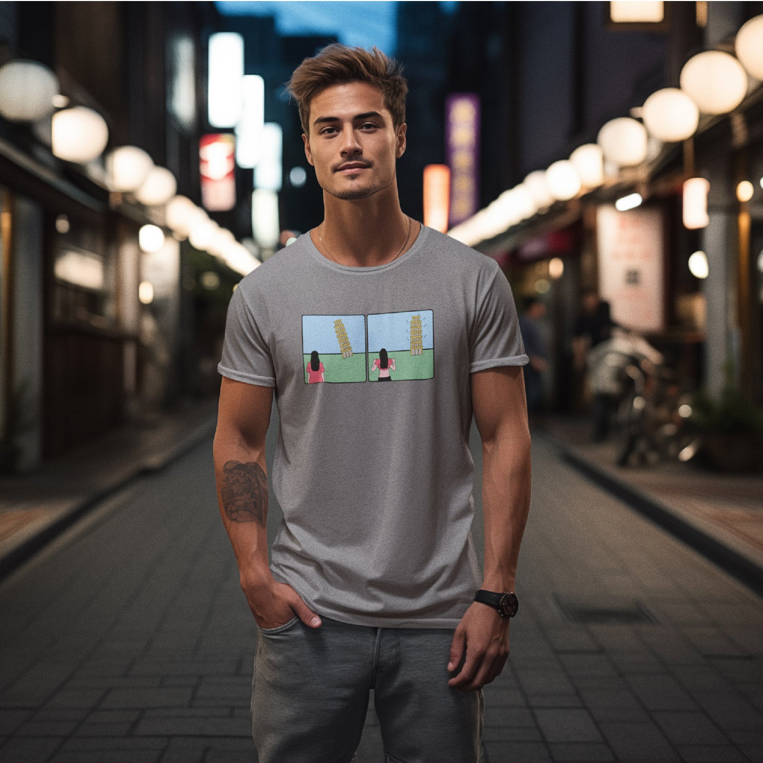 Tantra Pisa Unisex Graphic Printed Round Neck Original Tshirt - Shipping Globally!
