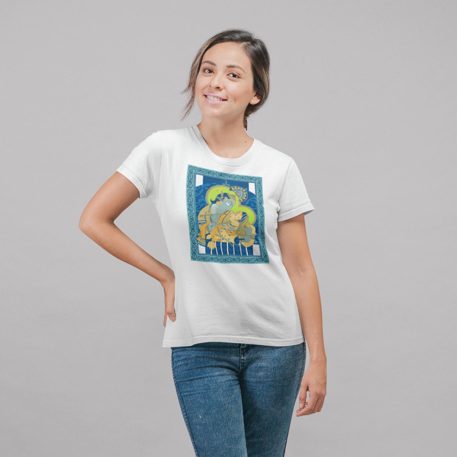 Radha Krishna Women’s Tee – Tantra Original Brand Since 1997 – Shipping Globally!