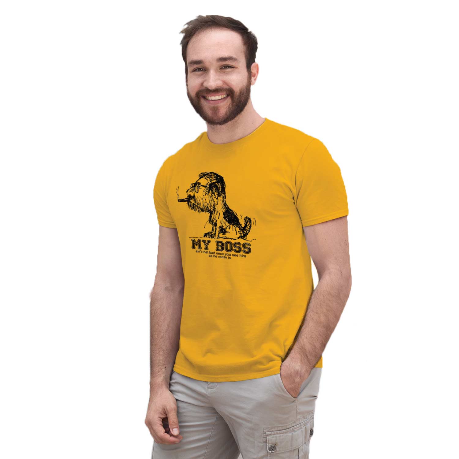 My Boss - Tantra Original Brand Since 1997 - Unisex Cotton Tee - Office Humor Sketch Tee - Shipping Globally!
