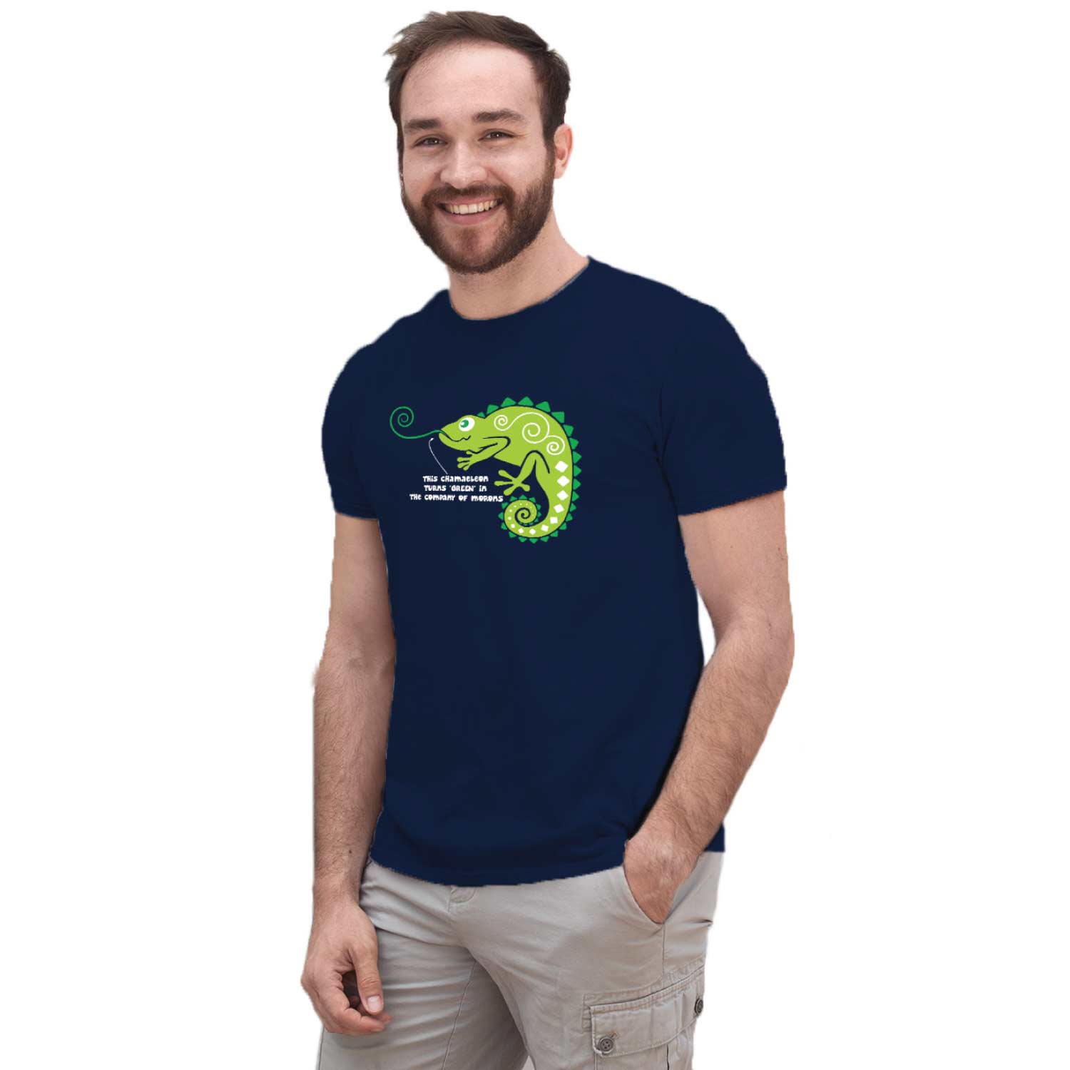 Lizard Moron - Tantra Original Brand Since 1997 - Unisex Graphic Cotton Tee – Edgy Reptile Print Tee - Shipping Globally!