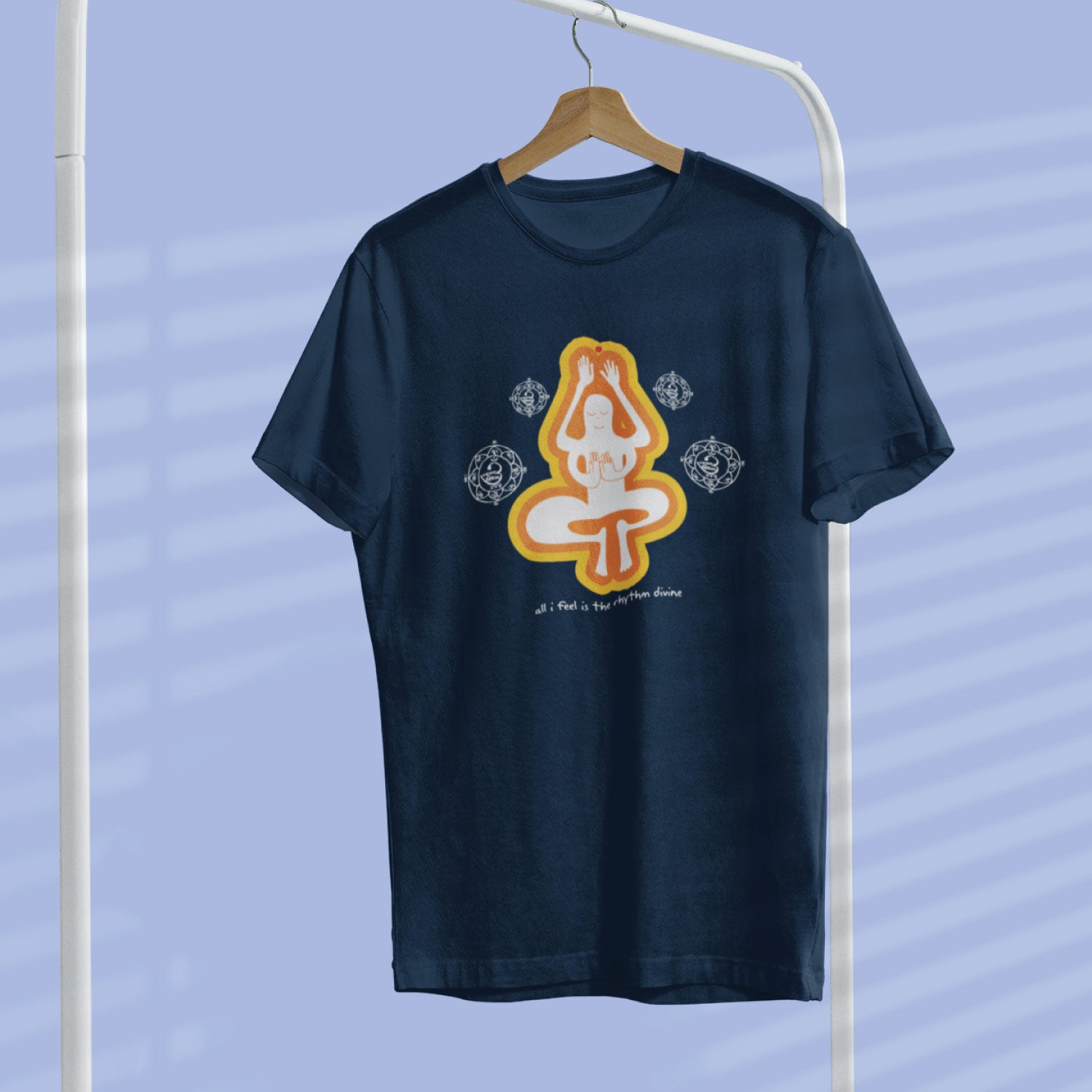 Rhythm Divine Graphic Tee - Tantra Original Brand (Since 1997) - Premium Cotton, Casual Wear - Shipping Globally!