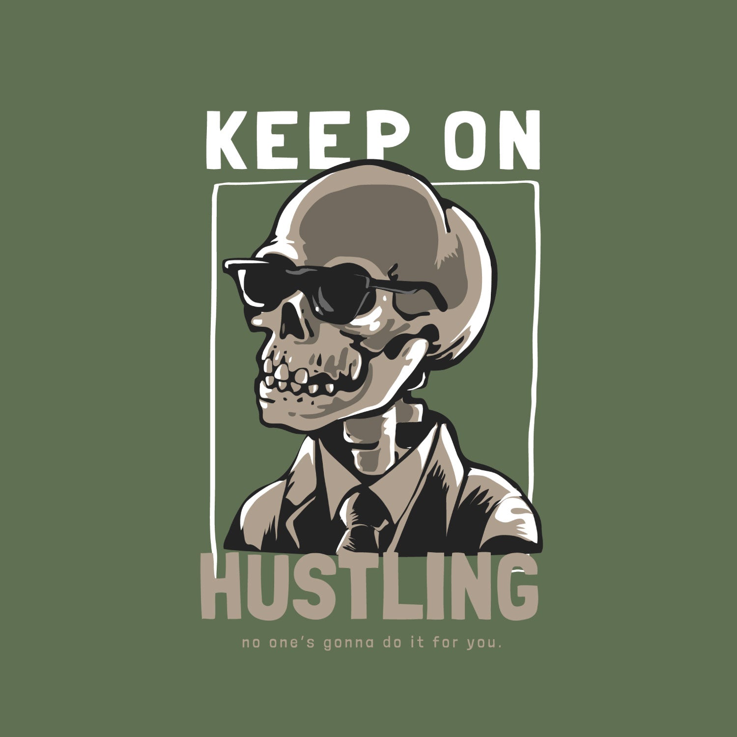 Hustling Oversize Back Print – Tantra Original Brand Since 1997 – Unisex Cotton Tee Everyday Wear - Shipping Globally!