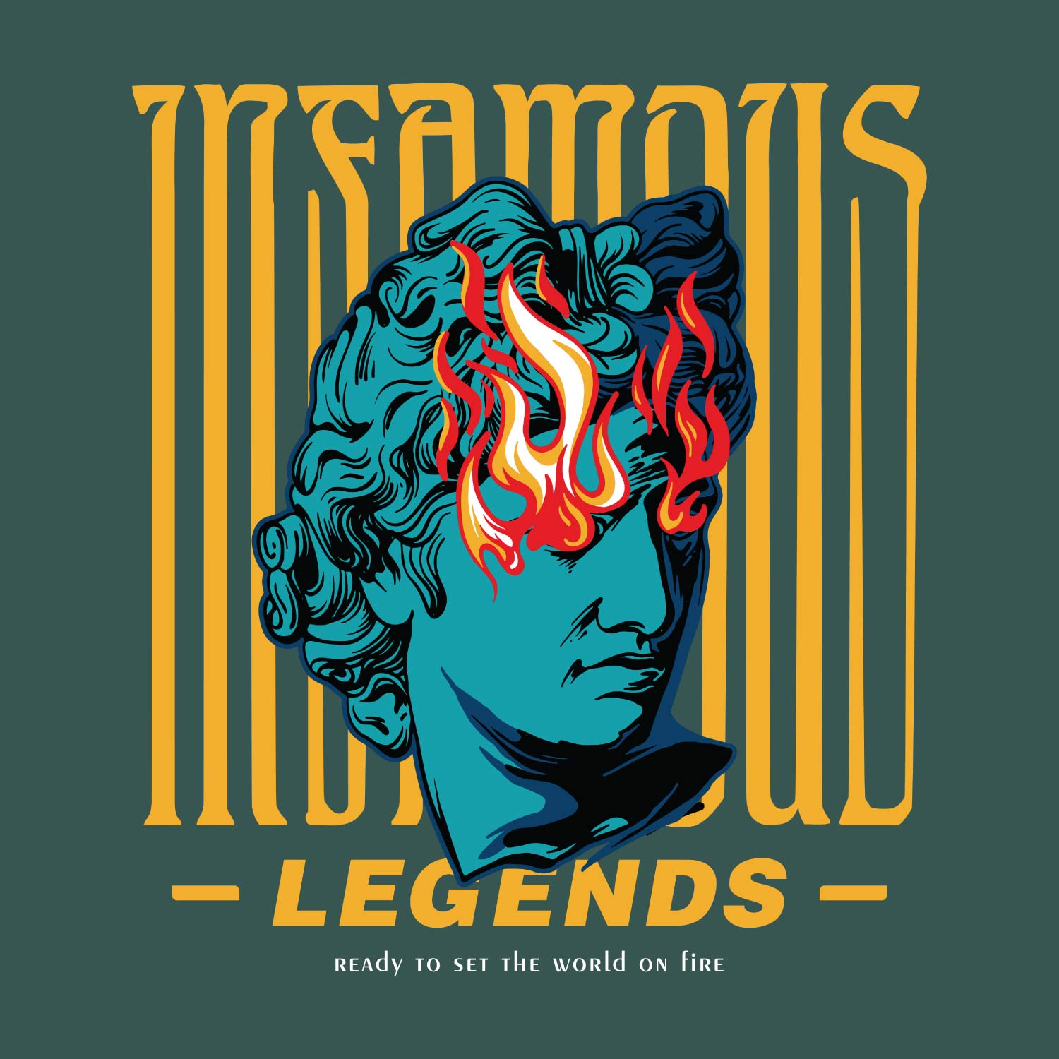 Legends 2 T-Shirt – Tantra Original Brand Since 1997 – Unisex Cotton Tee – Graphic Casual Everyday Wear - Shipping Globally!