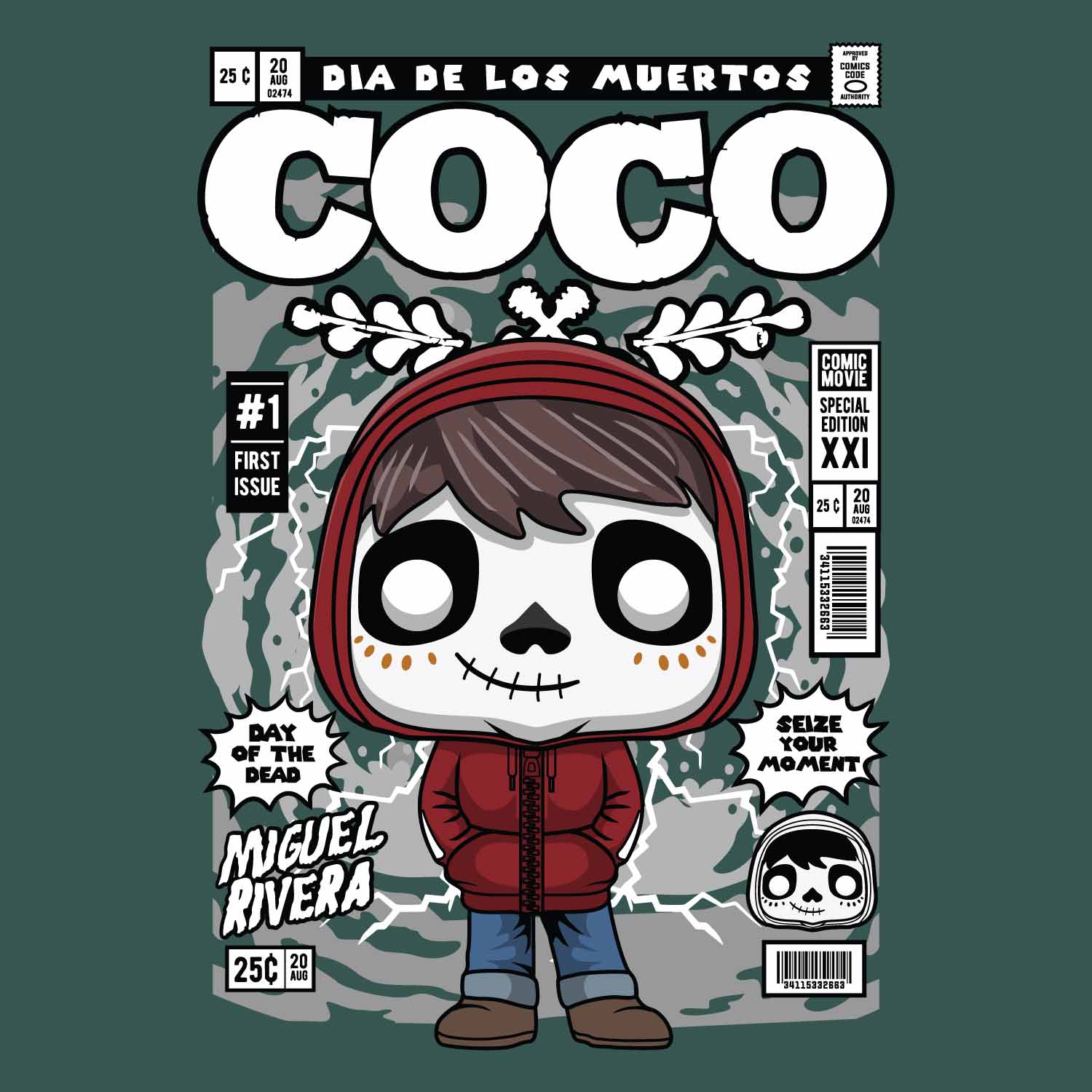 Coco Back Print – Tantra Original Brand Since 1997 – Unisex Cotton Tee – Everyday Wear - Shipping Globally!