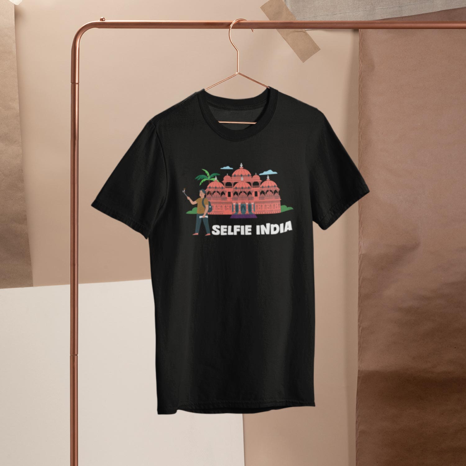 Selfie India Women’s Tee – Tantra Original Brand Since 1997 – Shipping Globally!