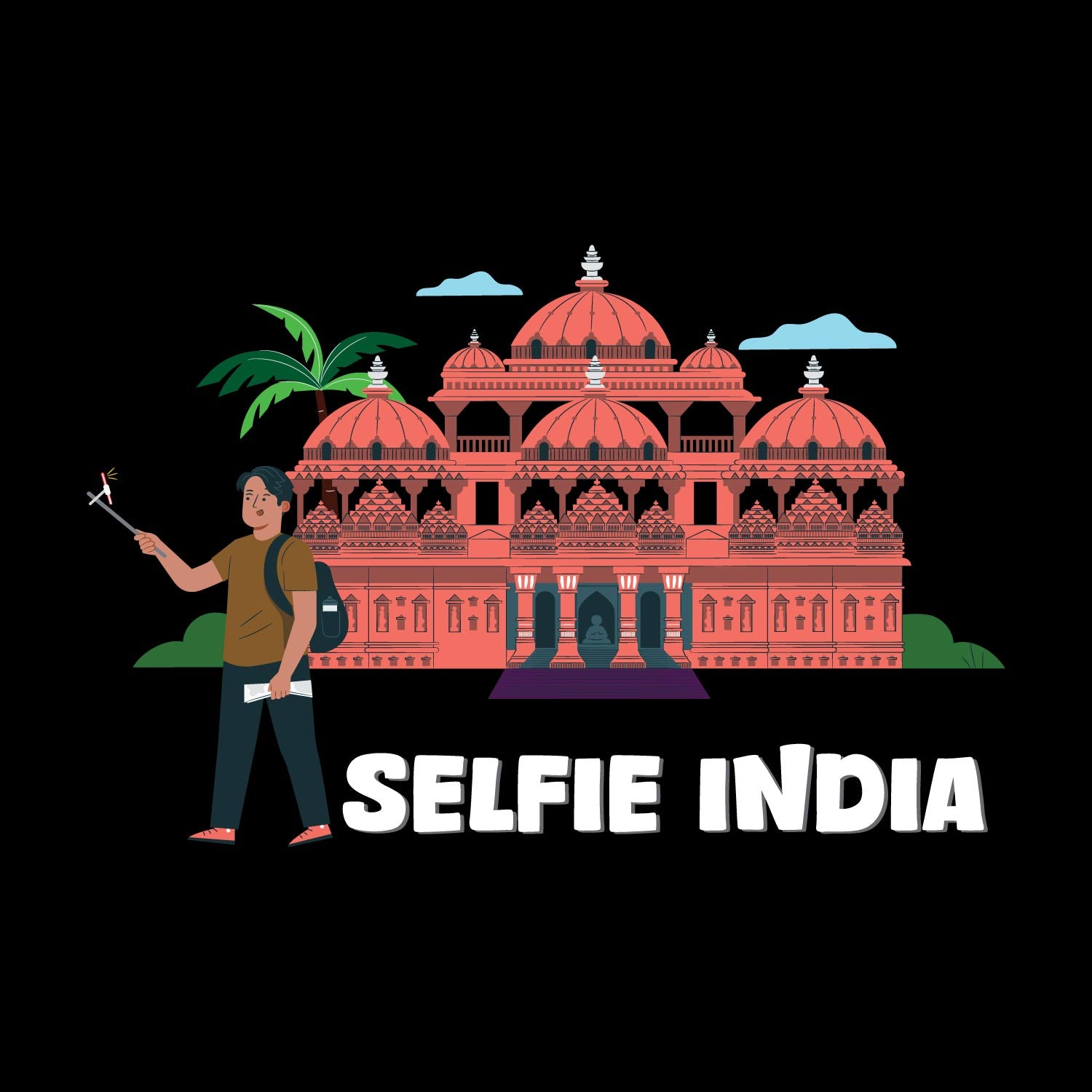 Selfie India Women’s Tee – Tantra Original Brand Since 1997 – Shipping Globally!