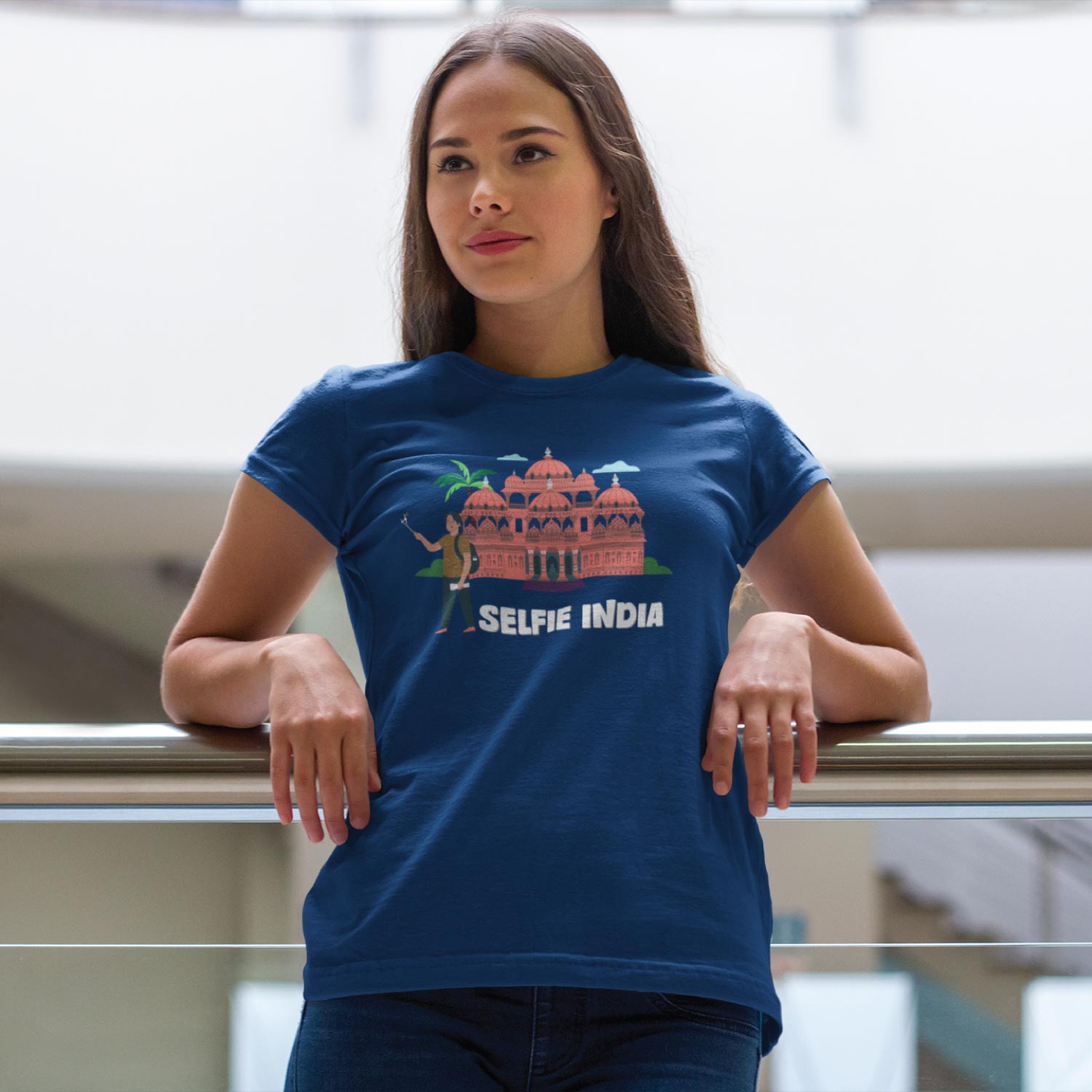 Selfie India Women’s Tee – Tantra Original Brand Since 1997 – Shipping Globally!