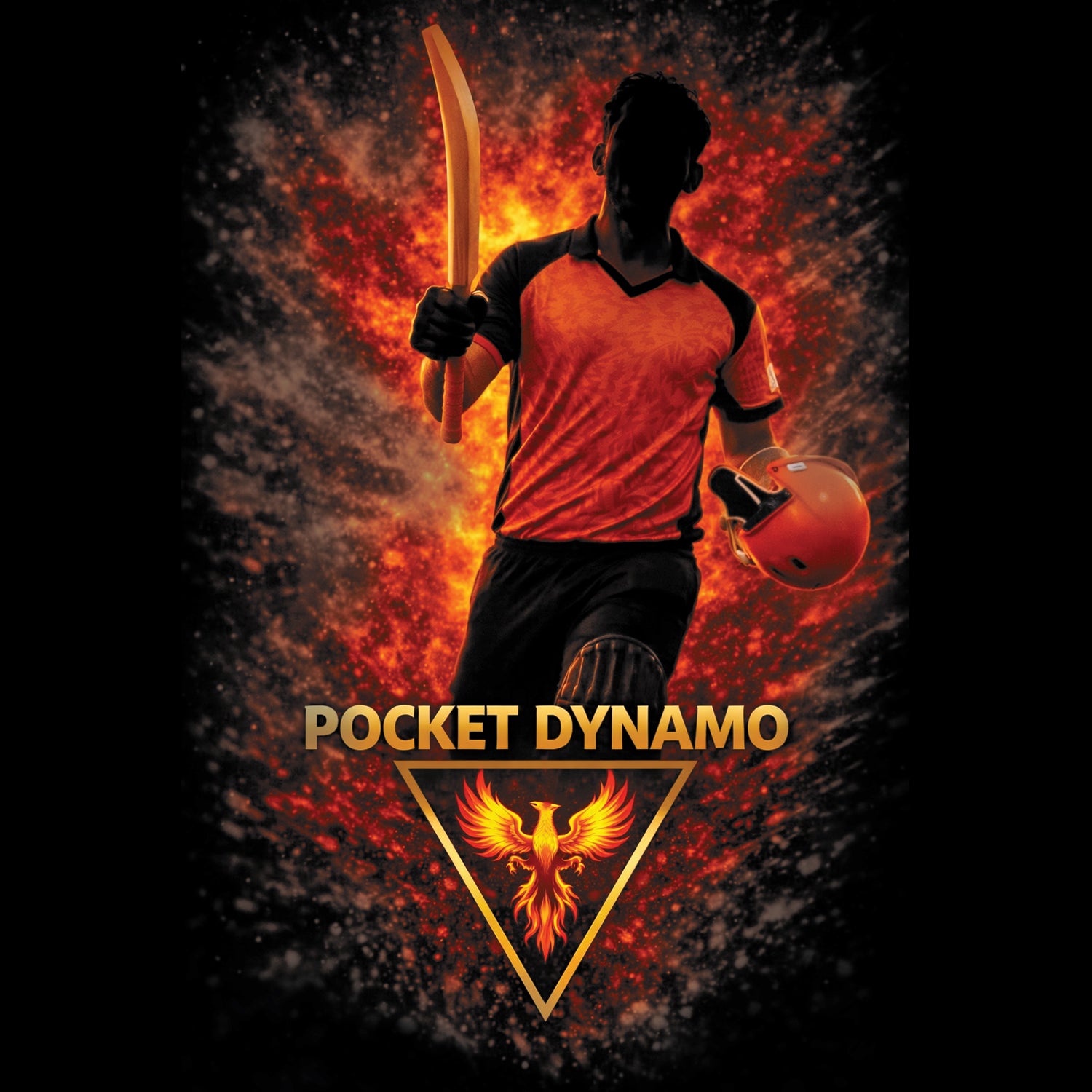 Pocket Dynamo Cricket Graphic T-Shirt