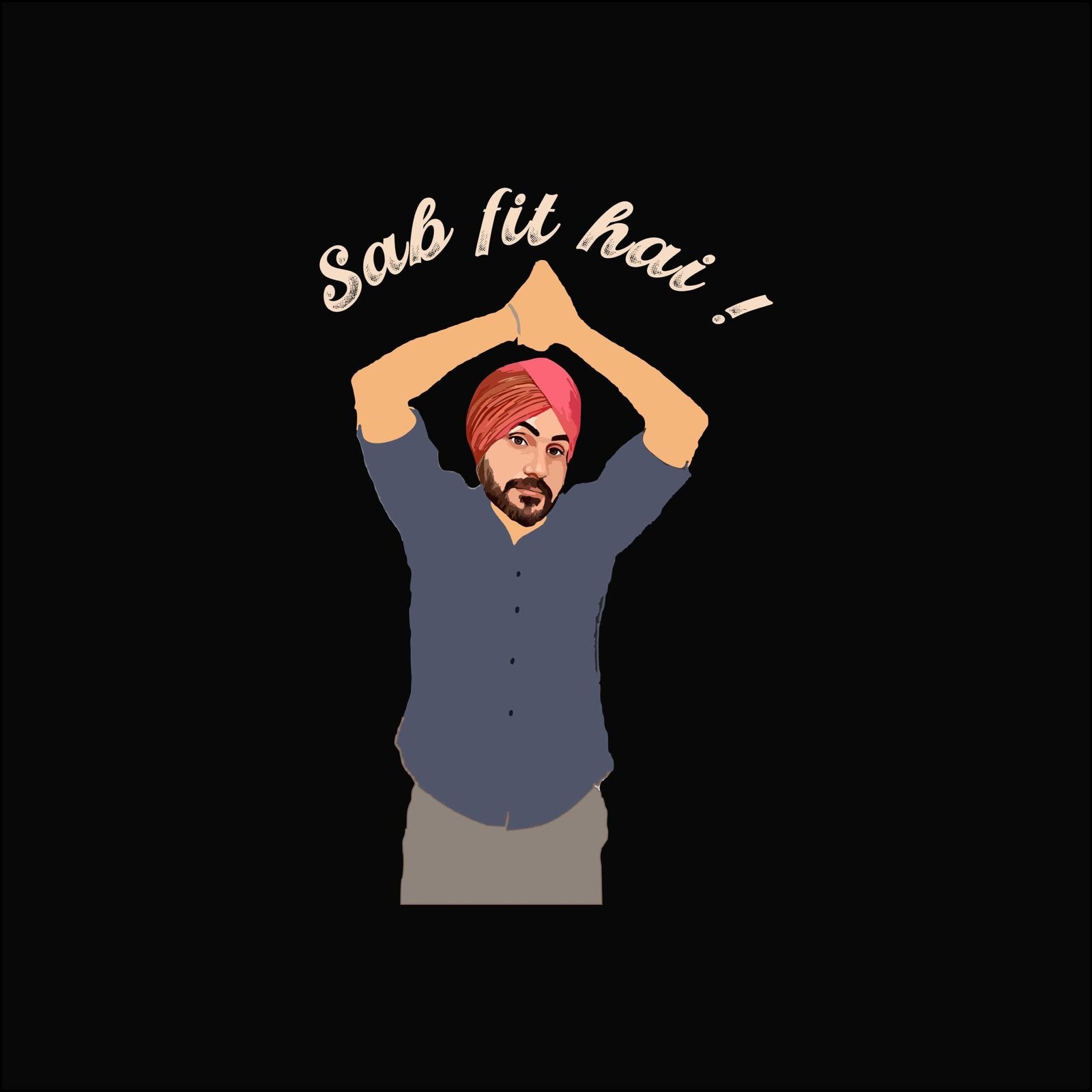 Sab Fit Hai - Mens T-shirts - Shipping Globally!