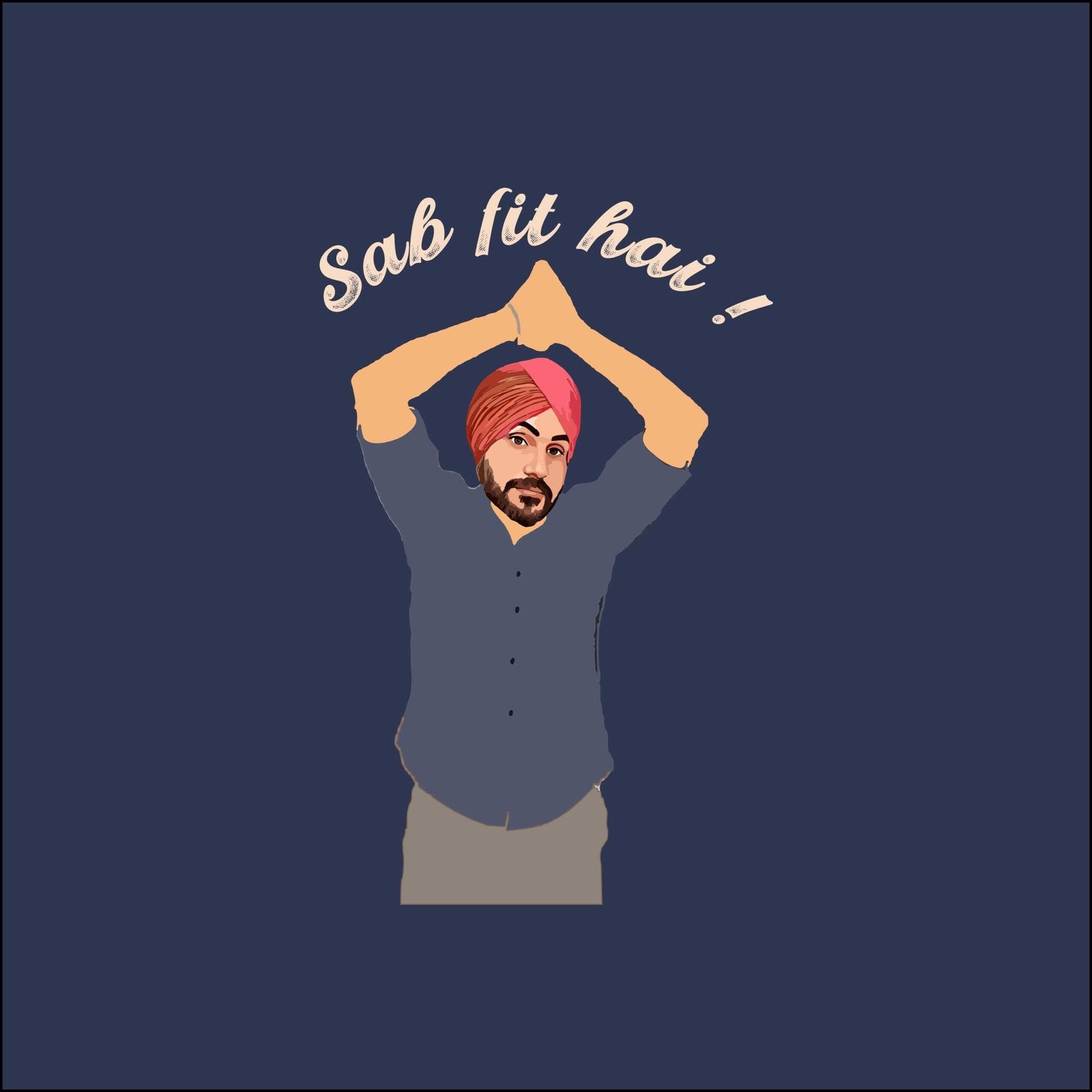 Sab Fit Hai - Mens T-shirts - Shipping Globally!