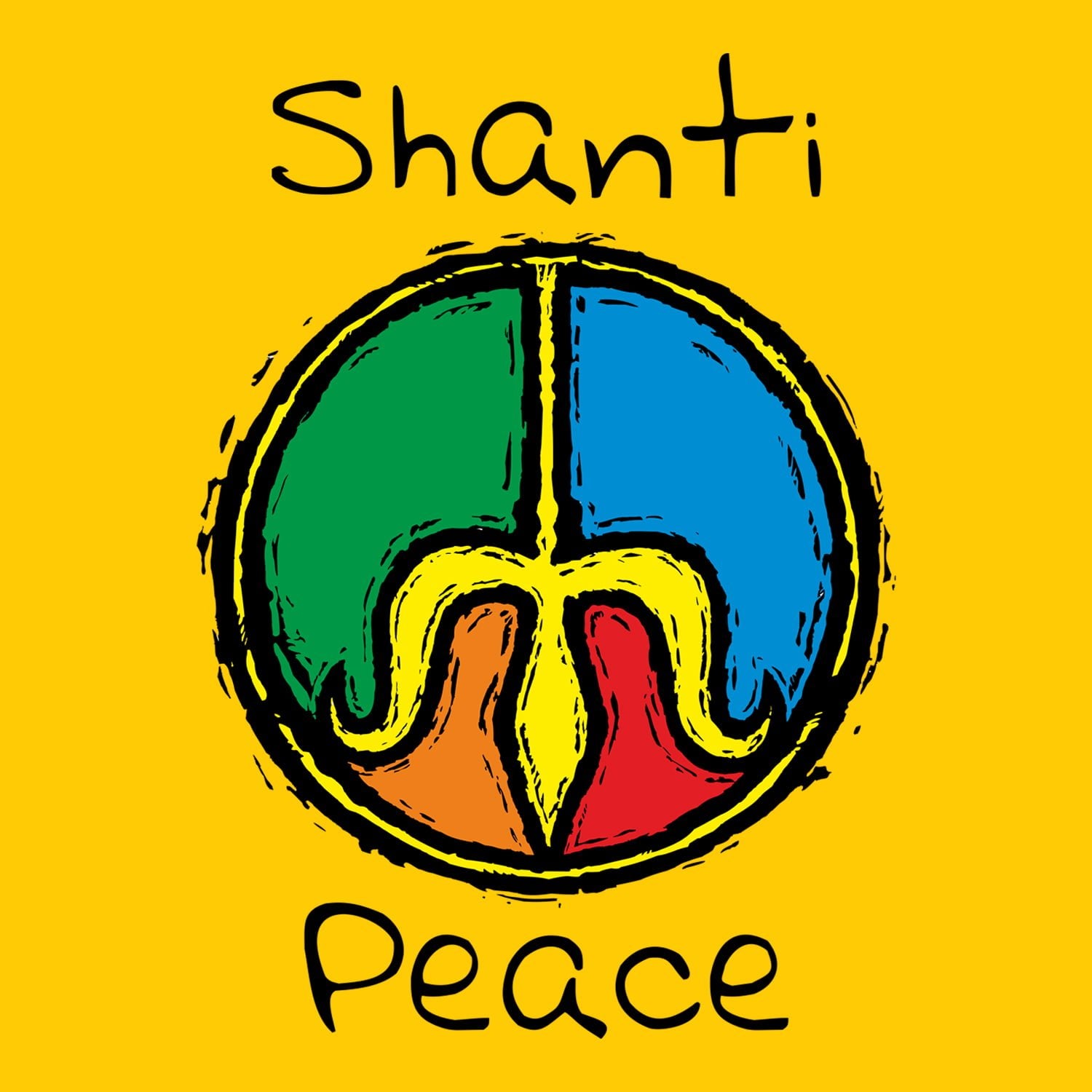 Shanti Mens T-shirt - Shipping Globally!