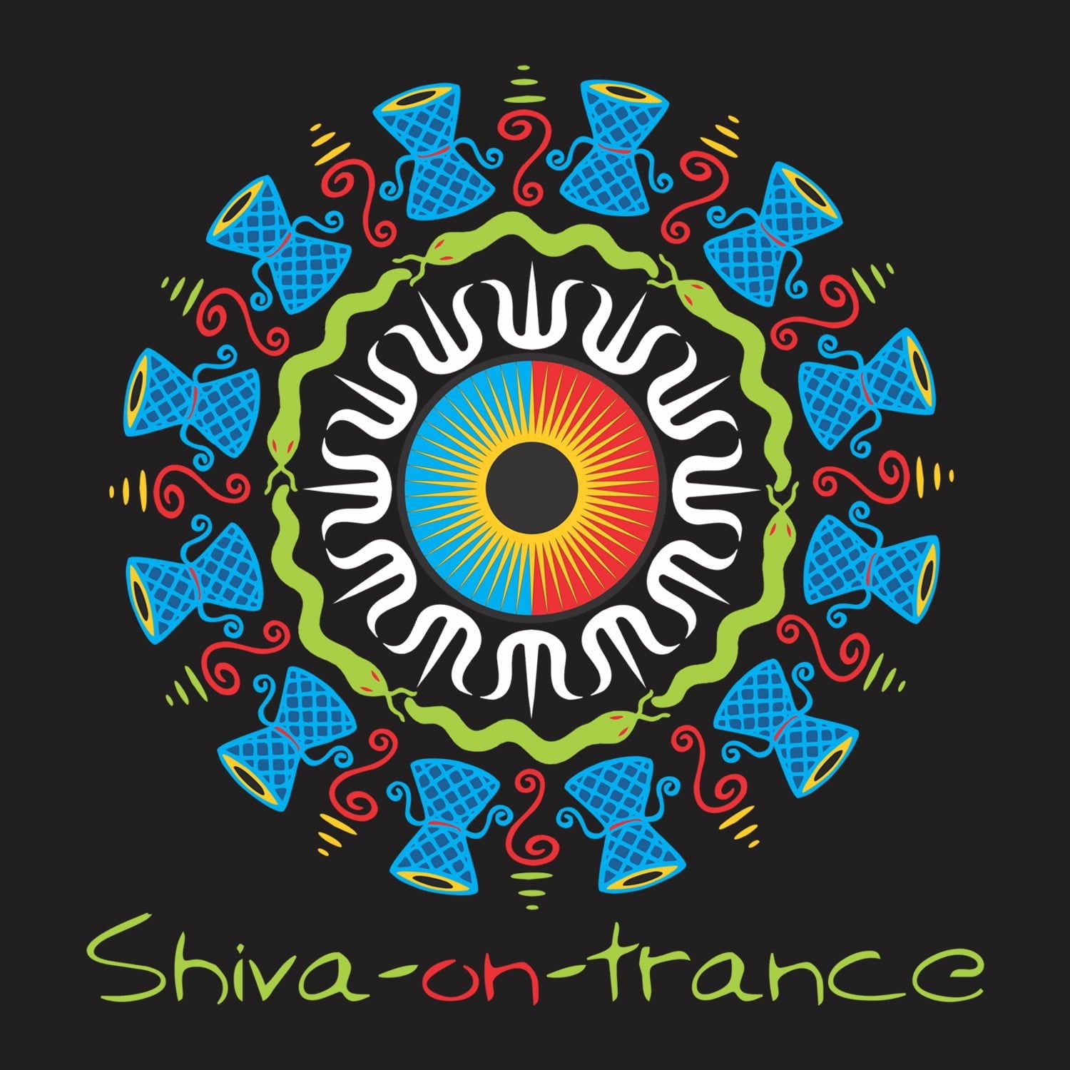 Shiva on Trance - Kids T-Shirt - Shipping Globally