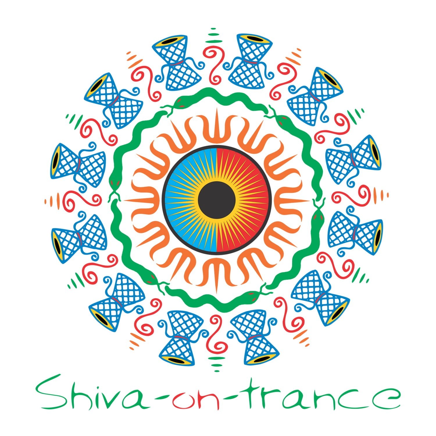 Shiva on Trance - Kids T-Shirt - Shipping Globally