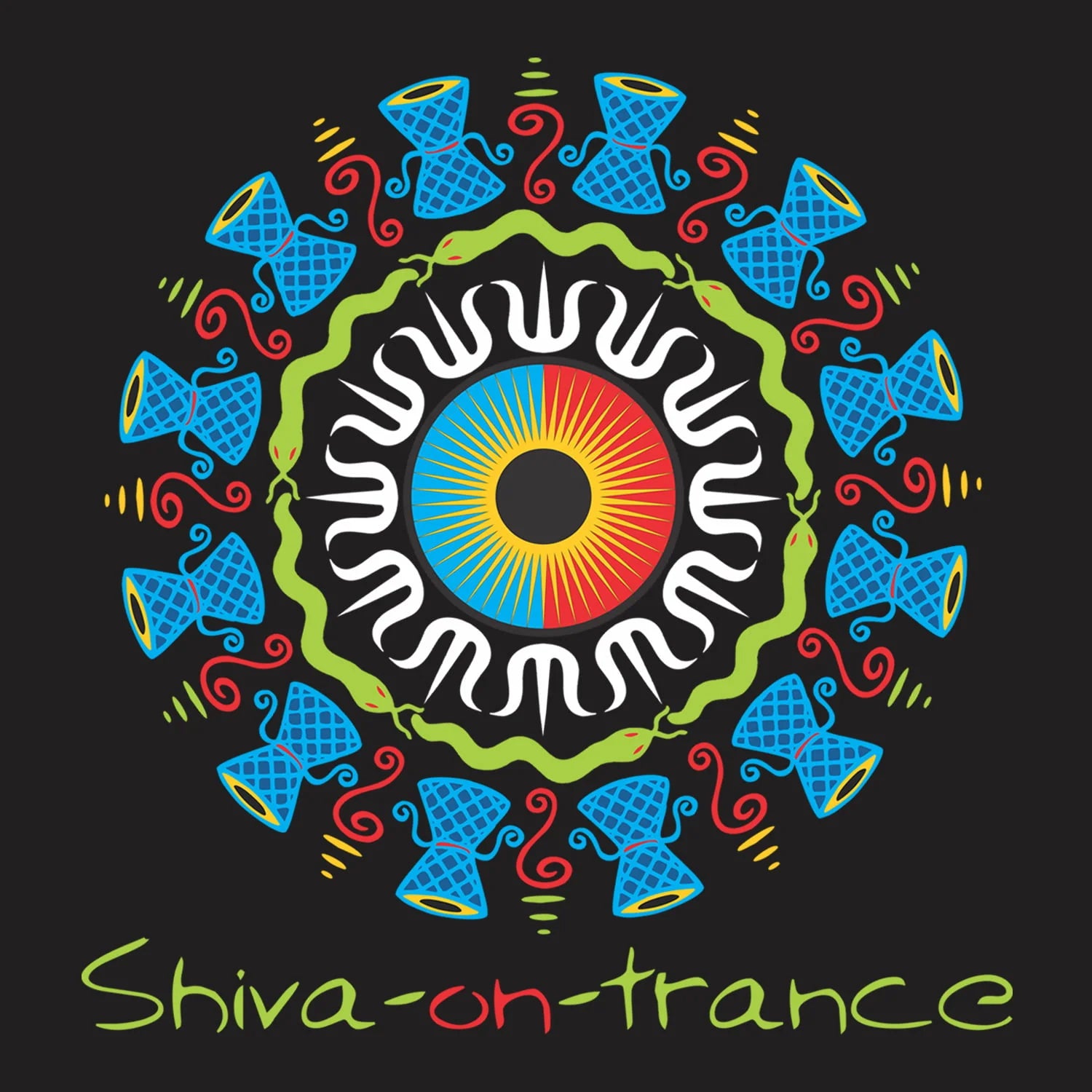 Shiva on Trance Mens Tshirts - Shipping Globally!