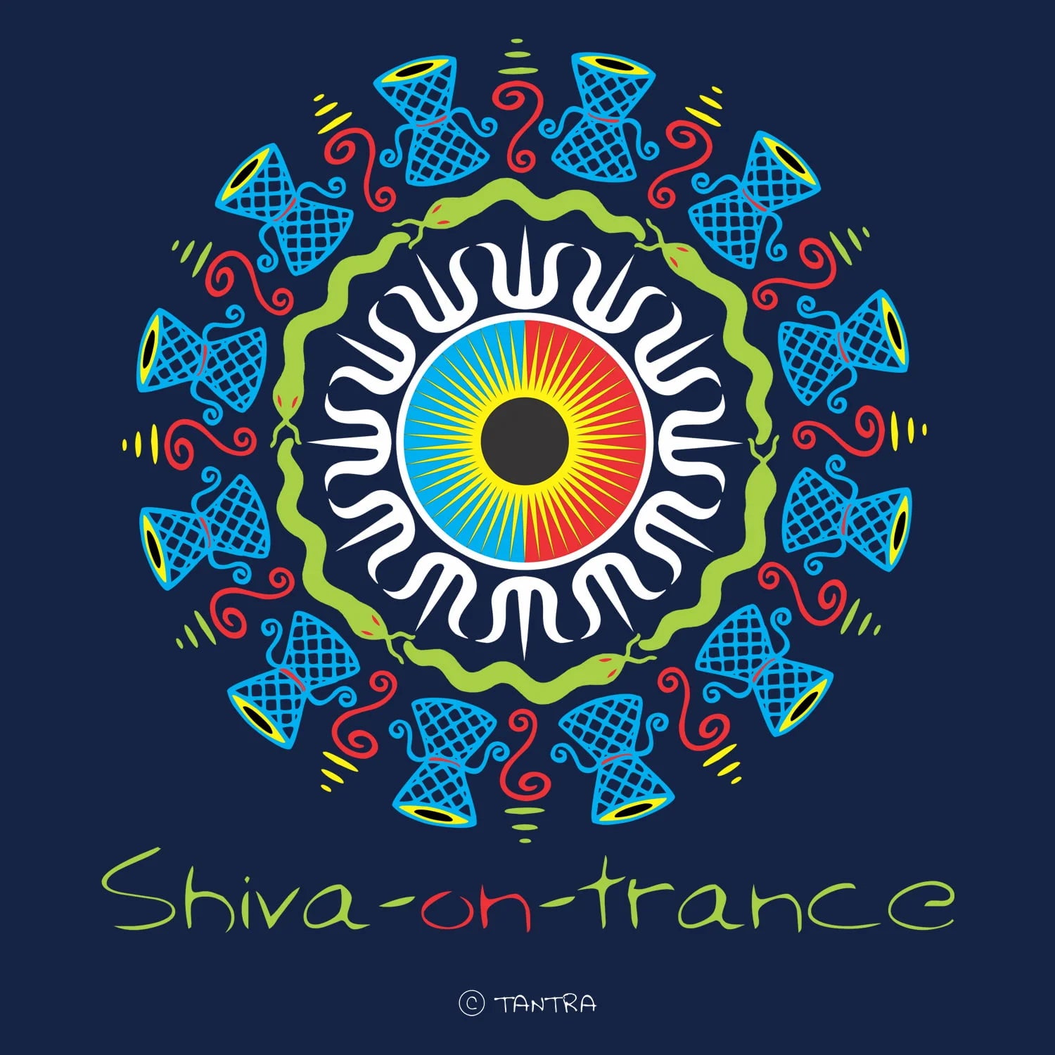 Shiva on Trance Mens Tshirts - Shipping Globally!