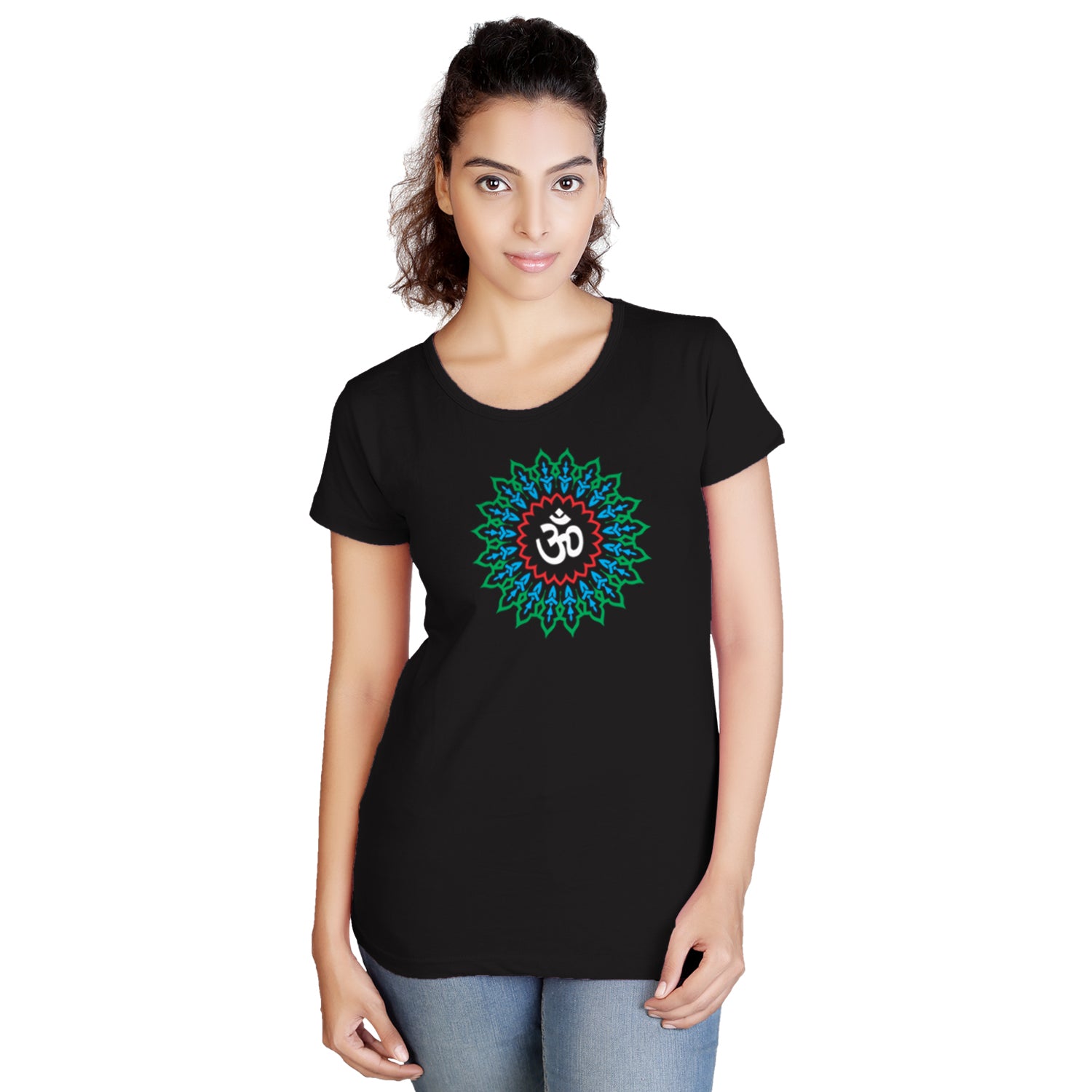 Star Om Women's Tee – Tantra Original Since 1997 – Shipping Globally