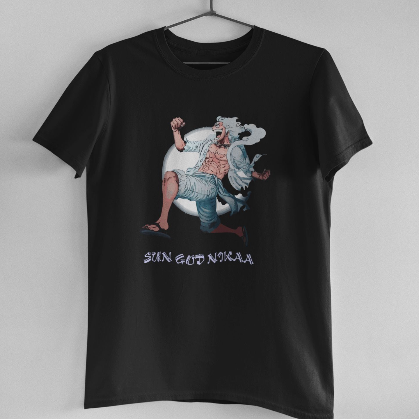Sun God Nika - Anime Fanart Mens Printed T-shirts - Shipping Globally!