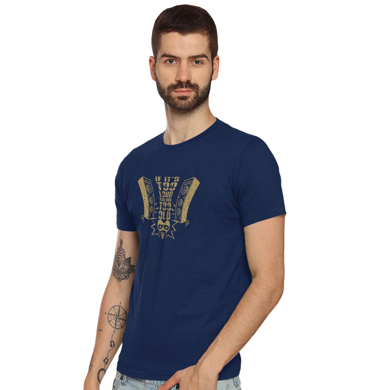 Too loud Graphic Tee - Tantra Original Brand (Since 1997) - Regular Fit, Half Sleeve, Round Neck, Premium Cotton, Casual Wear - Shipping Globally!