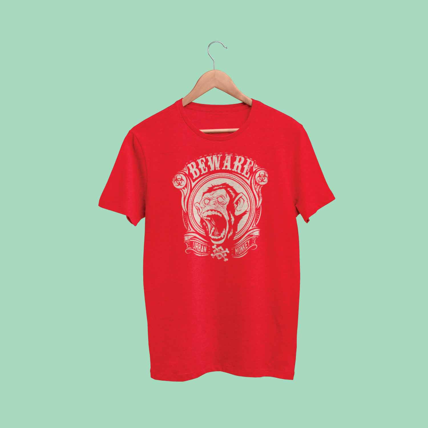 Beware – Tantra Original Brand Since 1997 – Unisex Graphic Cotton Tee – Attitude & Warning Print – Casual Wear - Shipping Globally!
