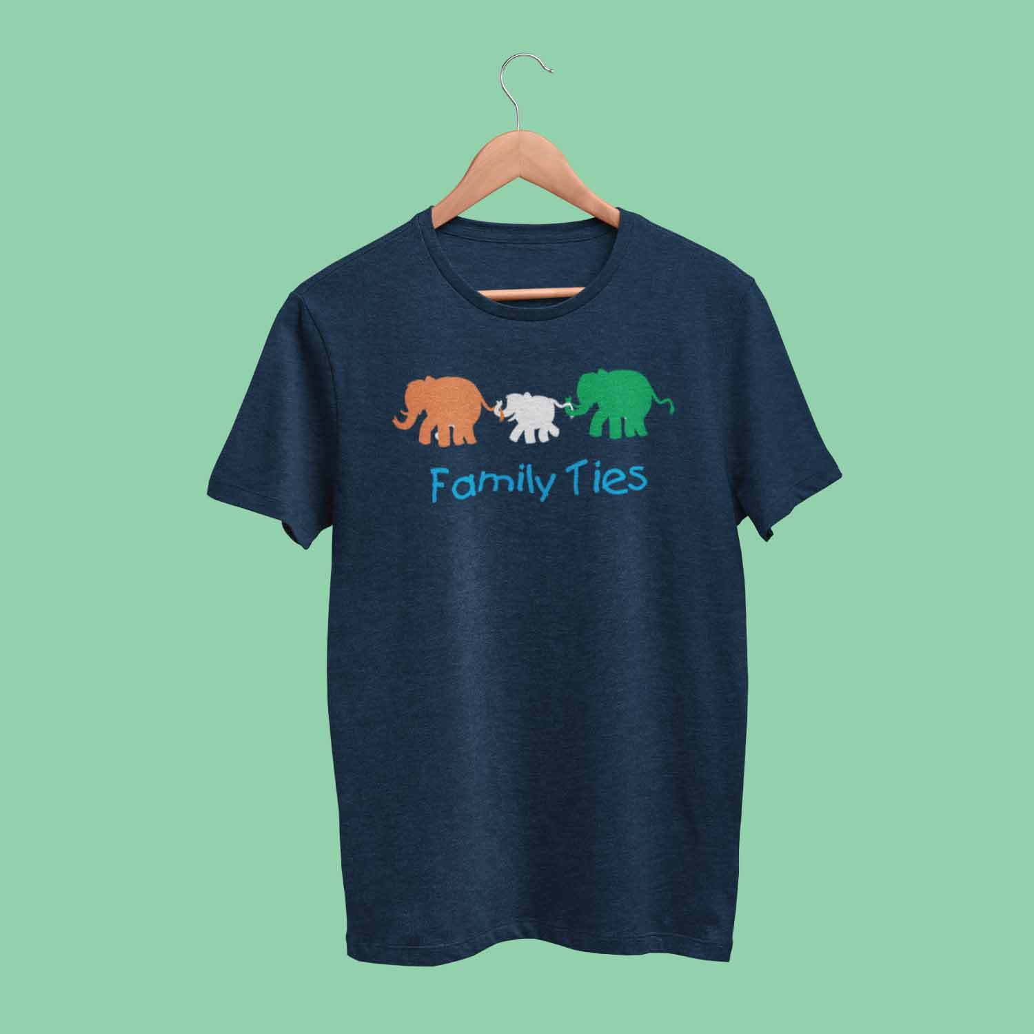 Family Ties – Tantra Original Brand Since 1997 – Kids Graphic Cotton Tee – Cute & Patriotic Family Wear - Shipping Globally!