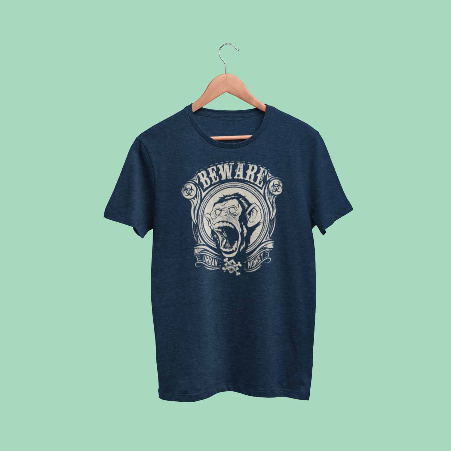 Beware – Tantra Original Brand Since 1997 – Unisex Graphic Cotton Tee – Attitude & Warning Print – Casual Wear - Shipping Globally!