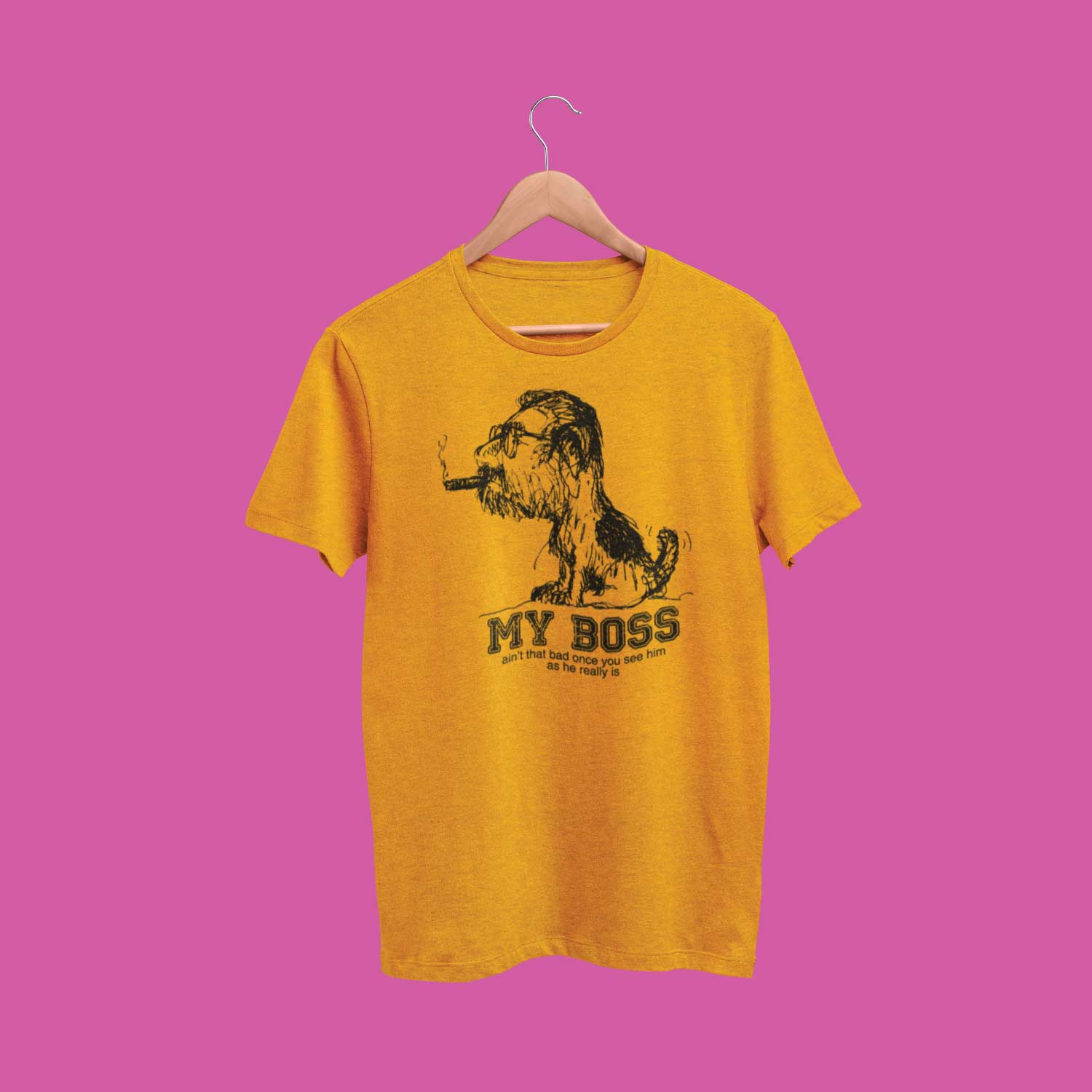 My Boss - Tantra Original Brand Since 1997 - Unisex Cotton Tee - Office Humor Sketch Tee - Shipping Globally!