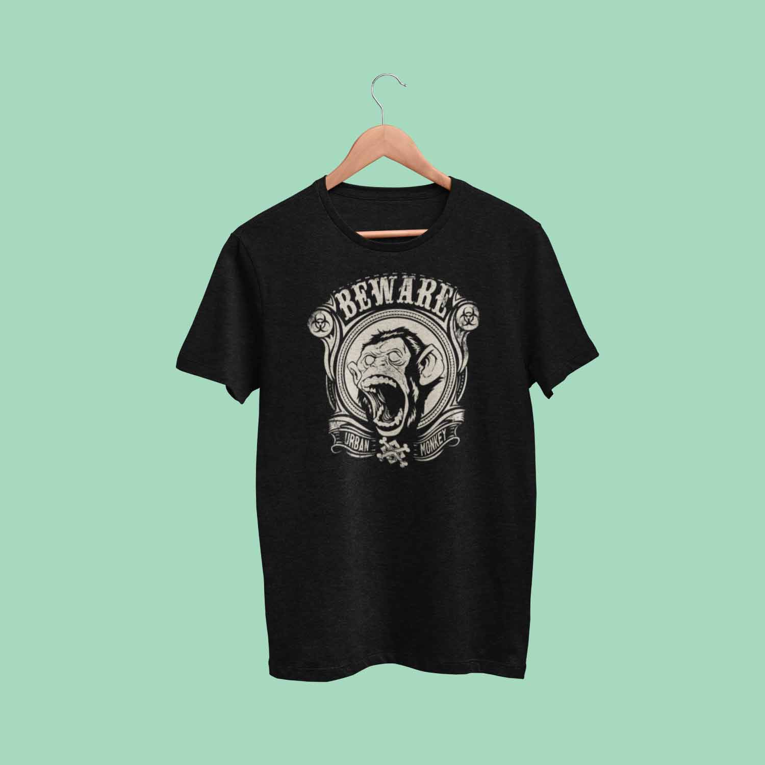 Beware – Tantra Original Brand Since 1997 – Unisex Graphic Cotton Tee – Attitude & Warning Print – Casual Wear - Shipping Globally!