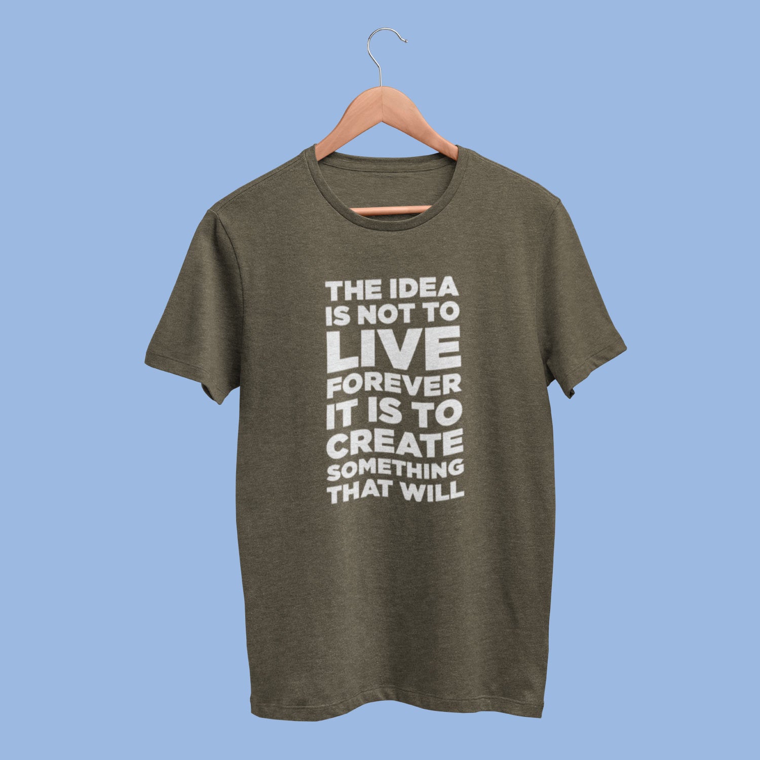 The Idea – Tantra Original Brand Since 1997 –  Inspirational Quote Graphic Unisex Cotton Tee Everyday Wear - Shipping Globally!