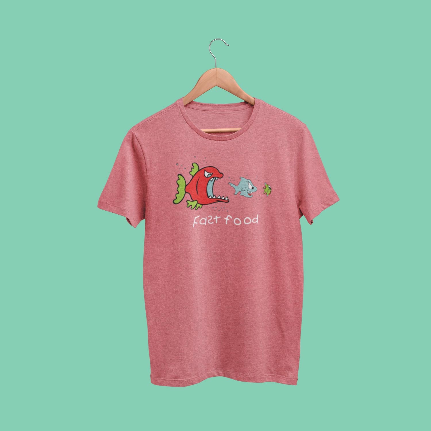 Fast Food - Tantra Original Since 1997 - Cotton Tee for Kids – Funny Cartoon Ocean Humor Tee - Shipping Globally!