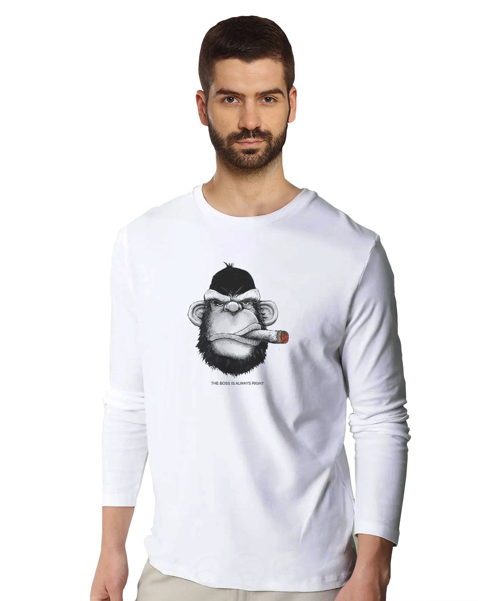 The Boss (Full Sleeves) - Mens T-shirts - Shipping Globally!