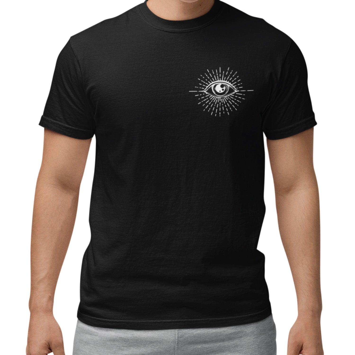 Third Eye Back Print Cotton Men's T-Shirt Casual Wear Original Since 1997