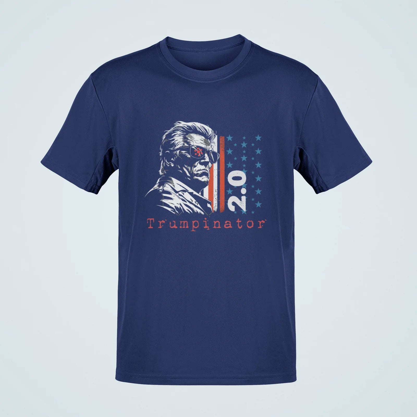 Trumpinator Men's Round Neck Printed T-Shirt - Shipping Globally!