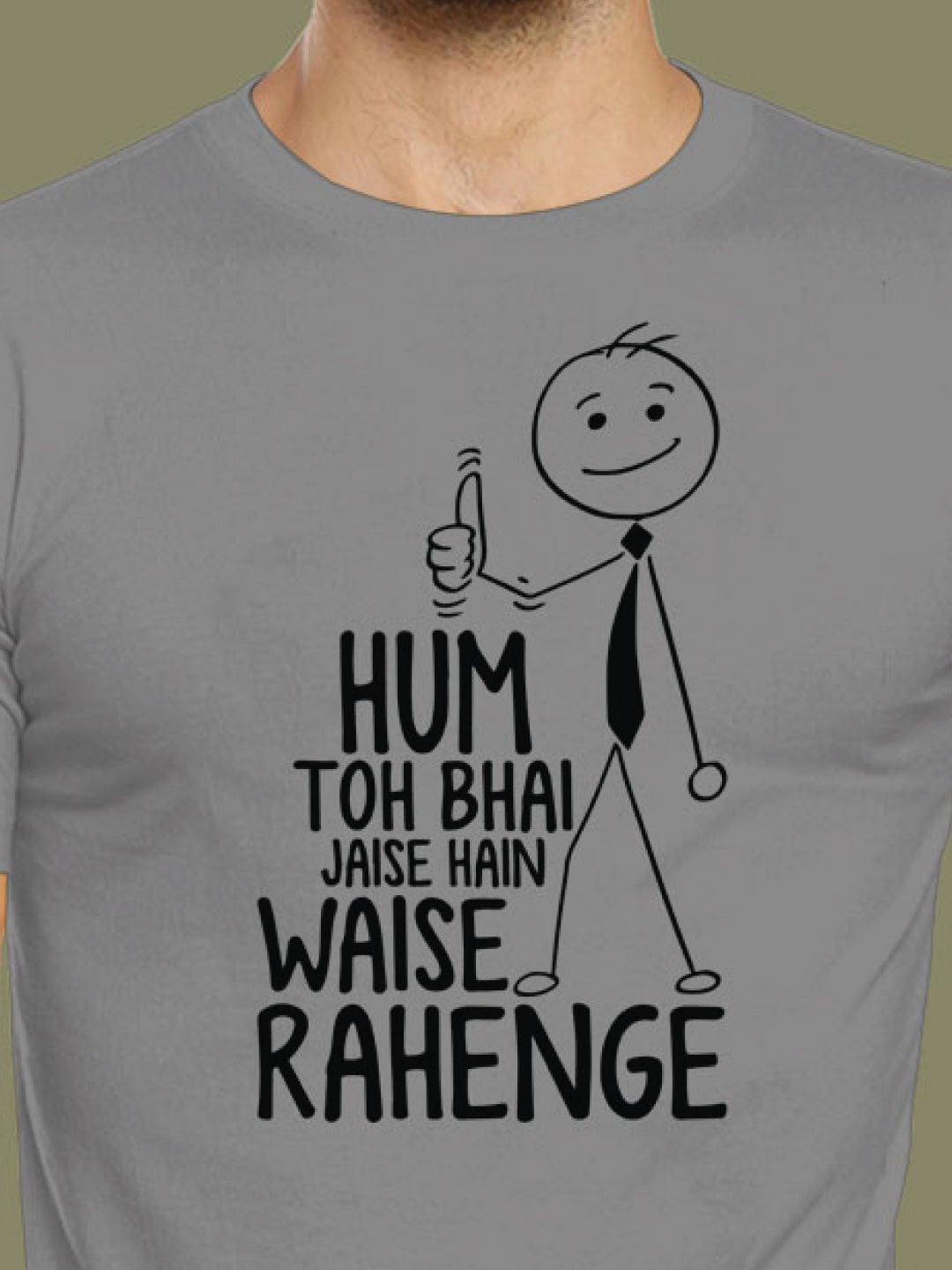 Waise Rahenge – Tantra Original Brand Since 1997 – Unisex Cotton Tee Bold Hindi Graphic Everyday Wear - Shipping Globally!