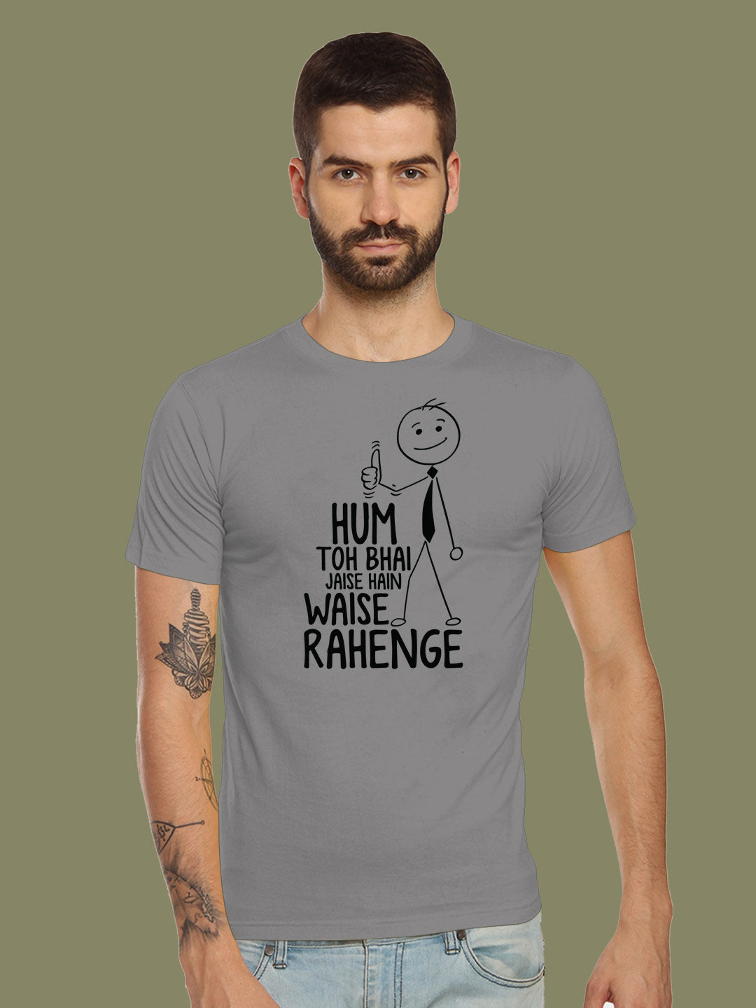 Waise Rahenge – Tantra Original Brand Since 1997 – Unisex Cotton Tee Bold Hindi Graphic Everyday Wear - Shipping Globally!