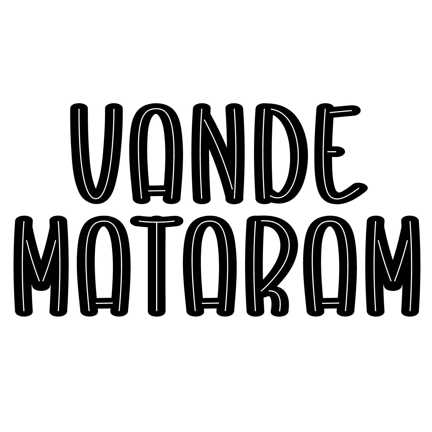 Vande Mataram Tantra Original Since 1997 Unisex Cotton Tee Everyday Wear Shipping Globally!