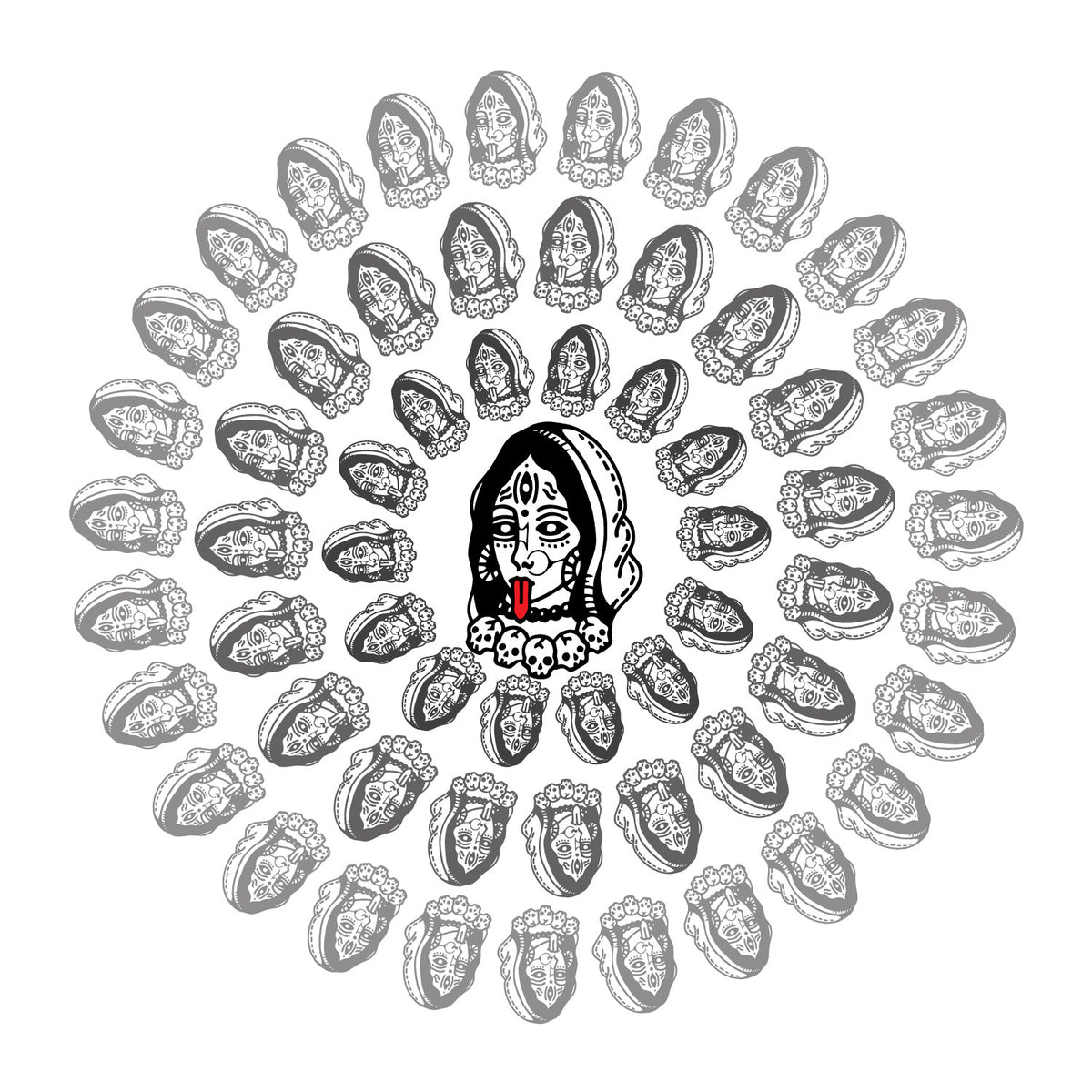 Kali Mantra Men's Graphic Print Cotton T-Shirt Everyday Comfort Wear Original Since 1997 Shipping Globally