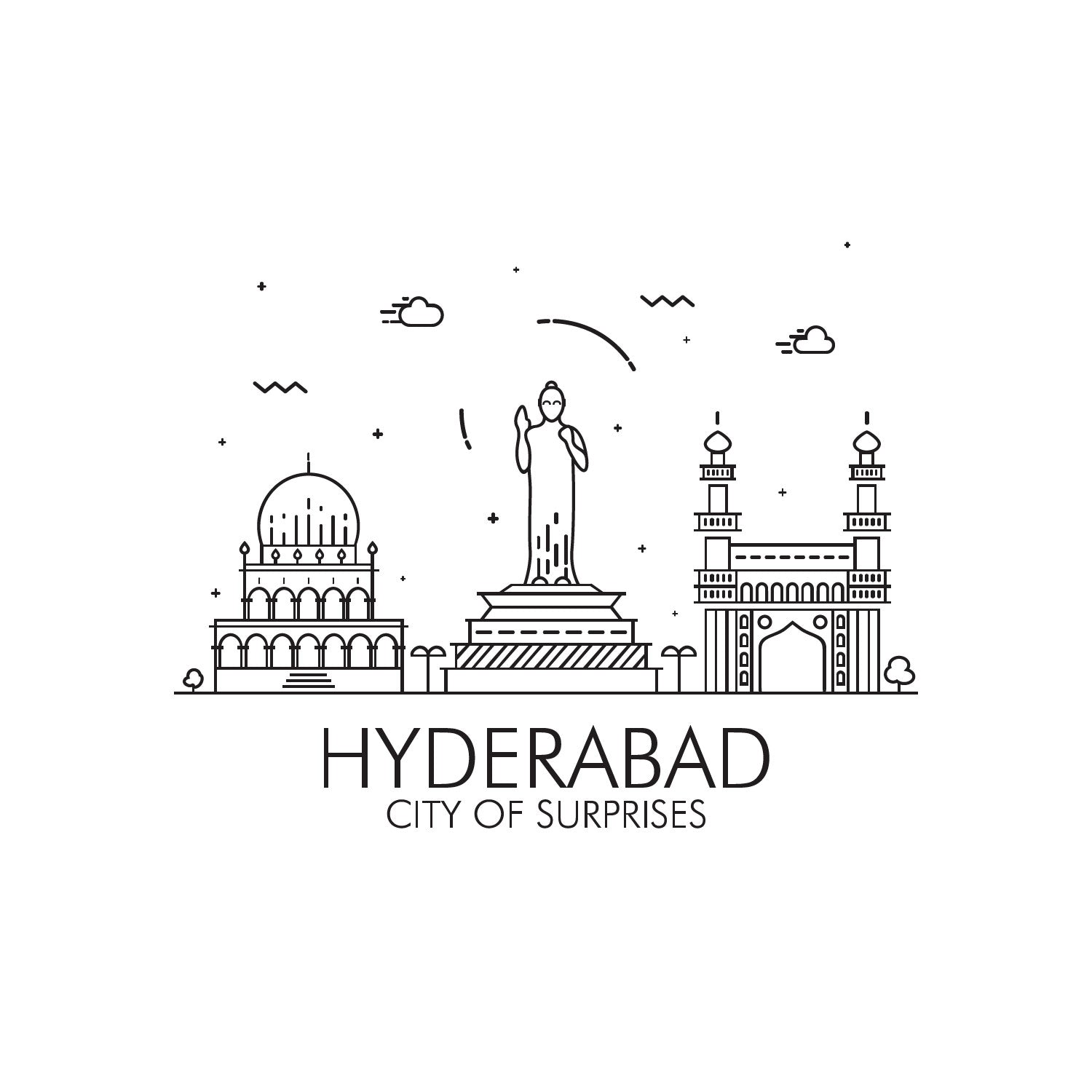 Tantra Hyderabad Surprise Cotton Unisex T-Shirt Everyday Casual Wear Original Since 1997