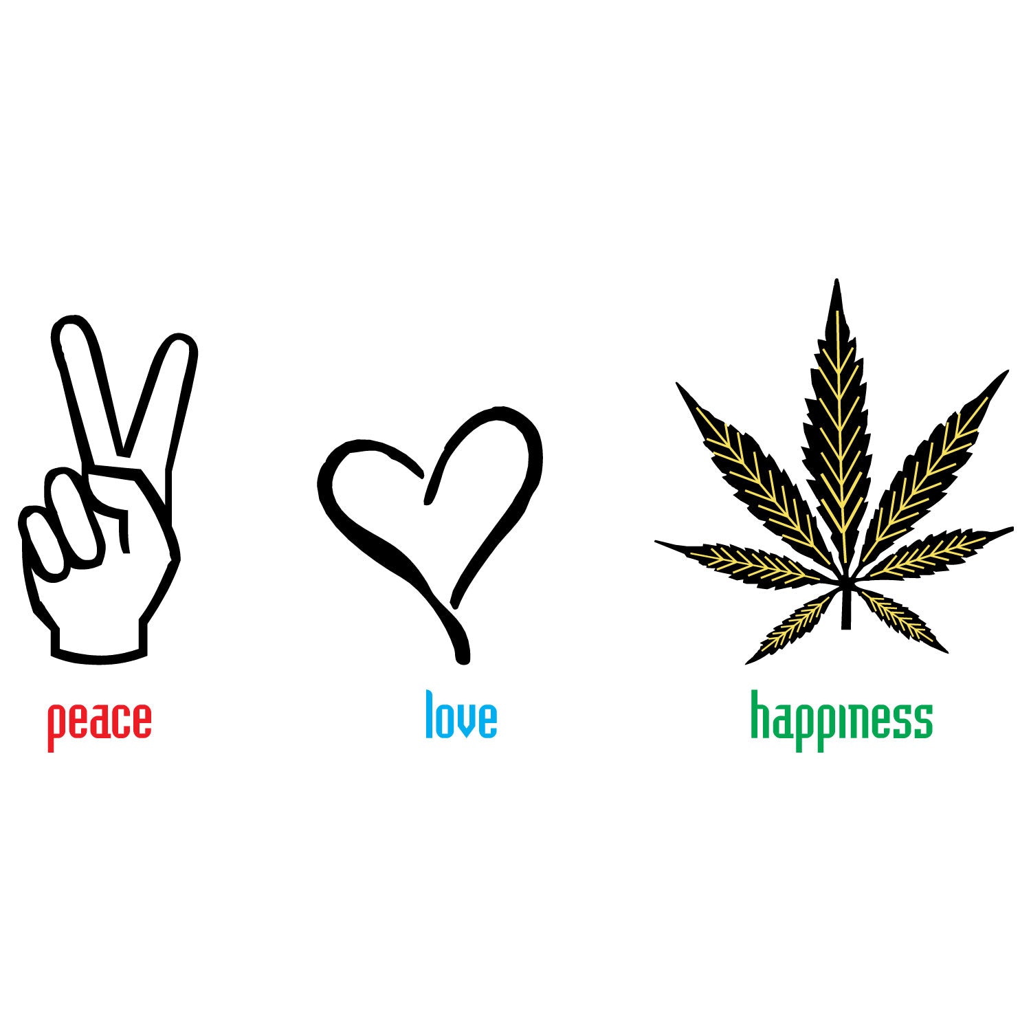 Peace and Love – Tantra Original Since 1997 – Unisex Cotton Tee Everyday Wear – Shipping Globally!