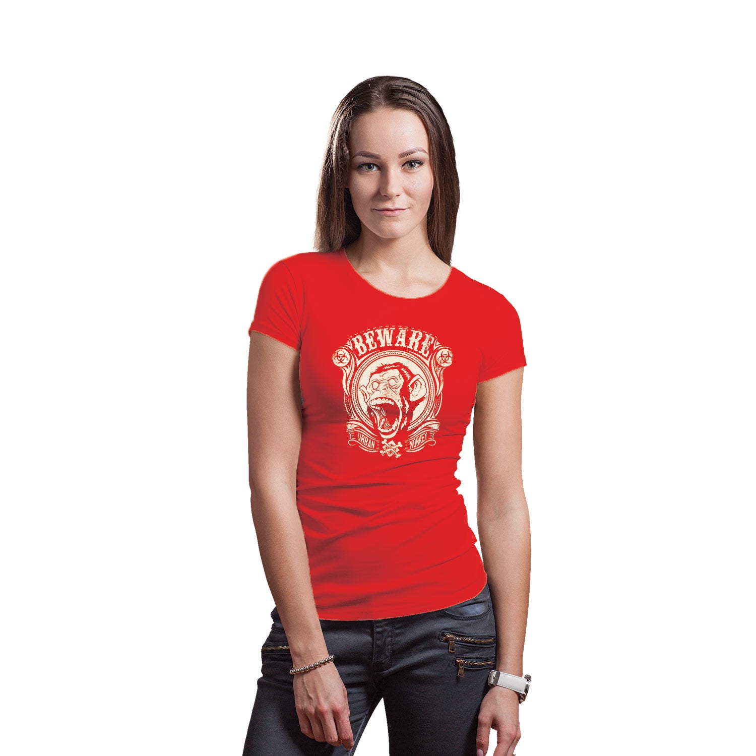 Beware Women’s Tee – Tantra Original Brand Since 1997 – Graphic Cotton Tee – Casual Wear For Fierce Females - Shipping Globally!