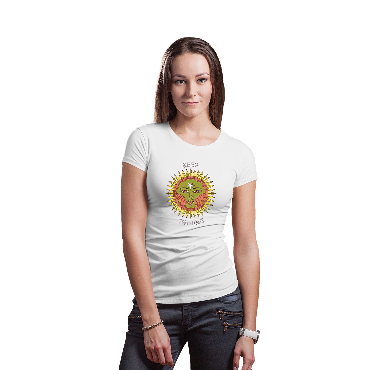 Keep Shinning Women’s Tee – Tantra Original Since 1997 – Casual Wear – Shipping Globally!