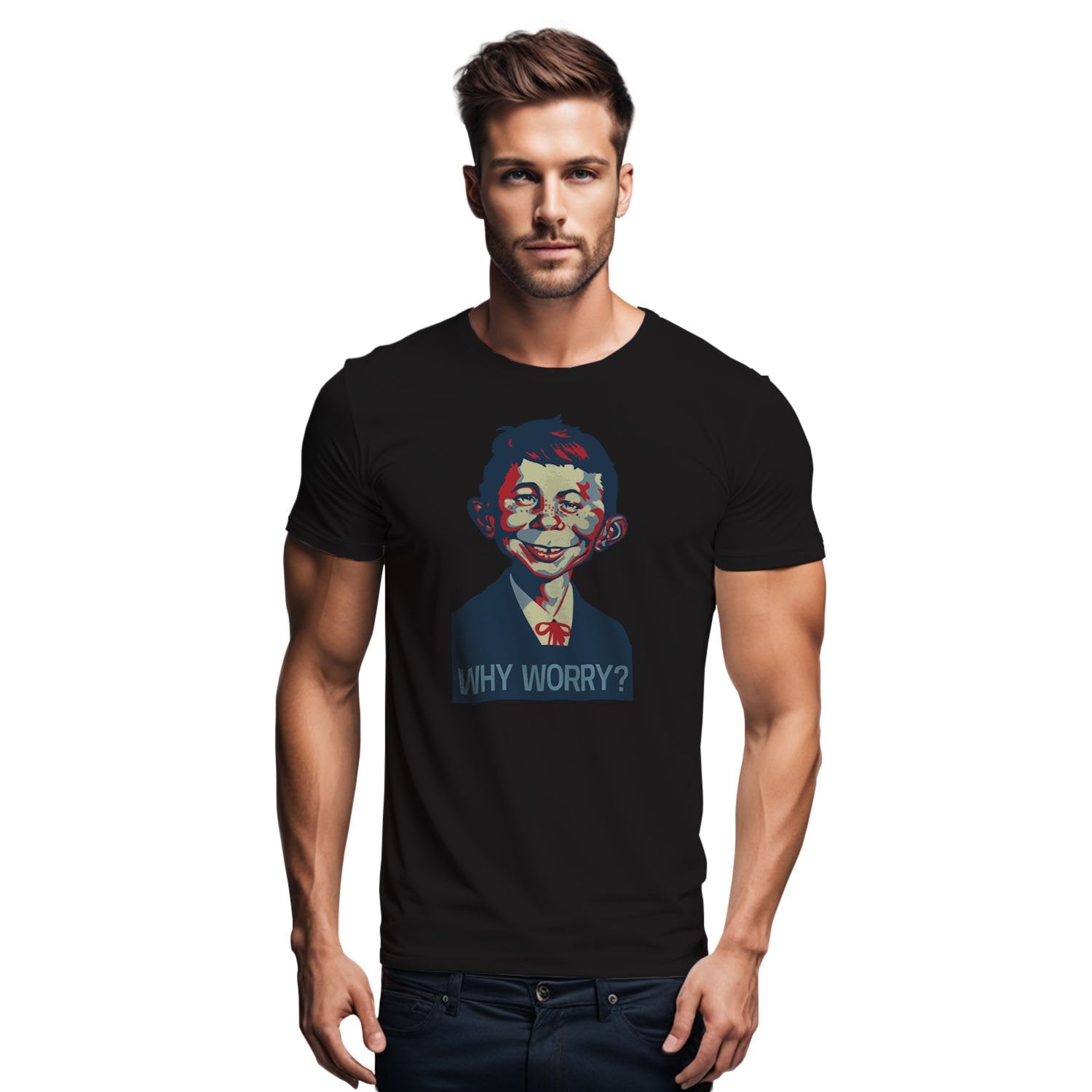 Why Worry - Mens T-shirts - Shipping Globally!
