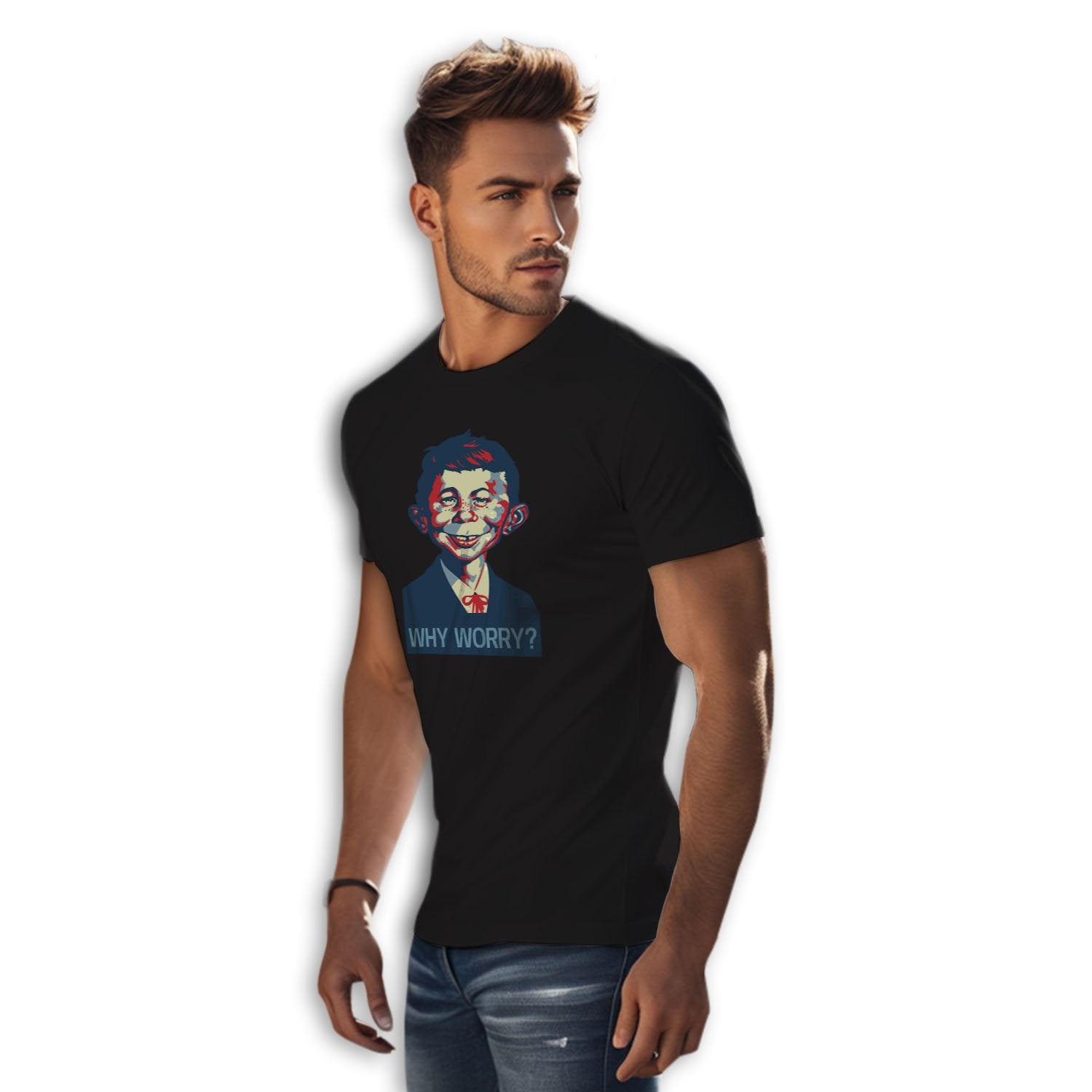 Why Worry - Mens T-shirts - Shipping Globally!