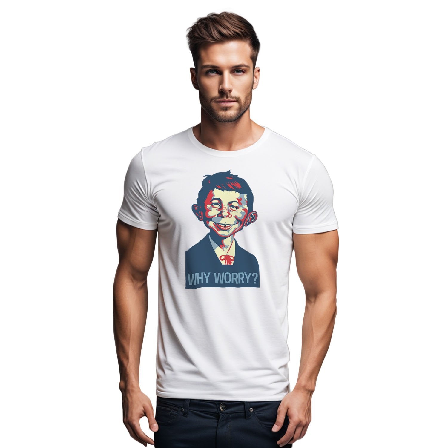 Why Worry - Mens T-shirts - Shipping Globally!