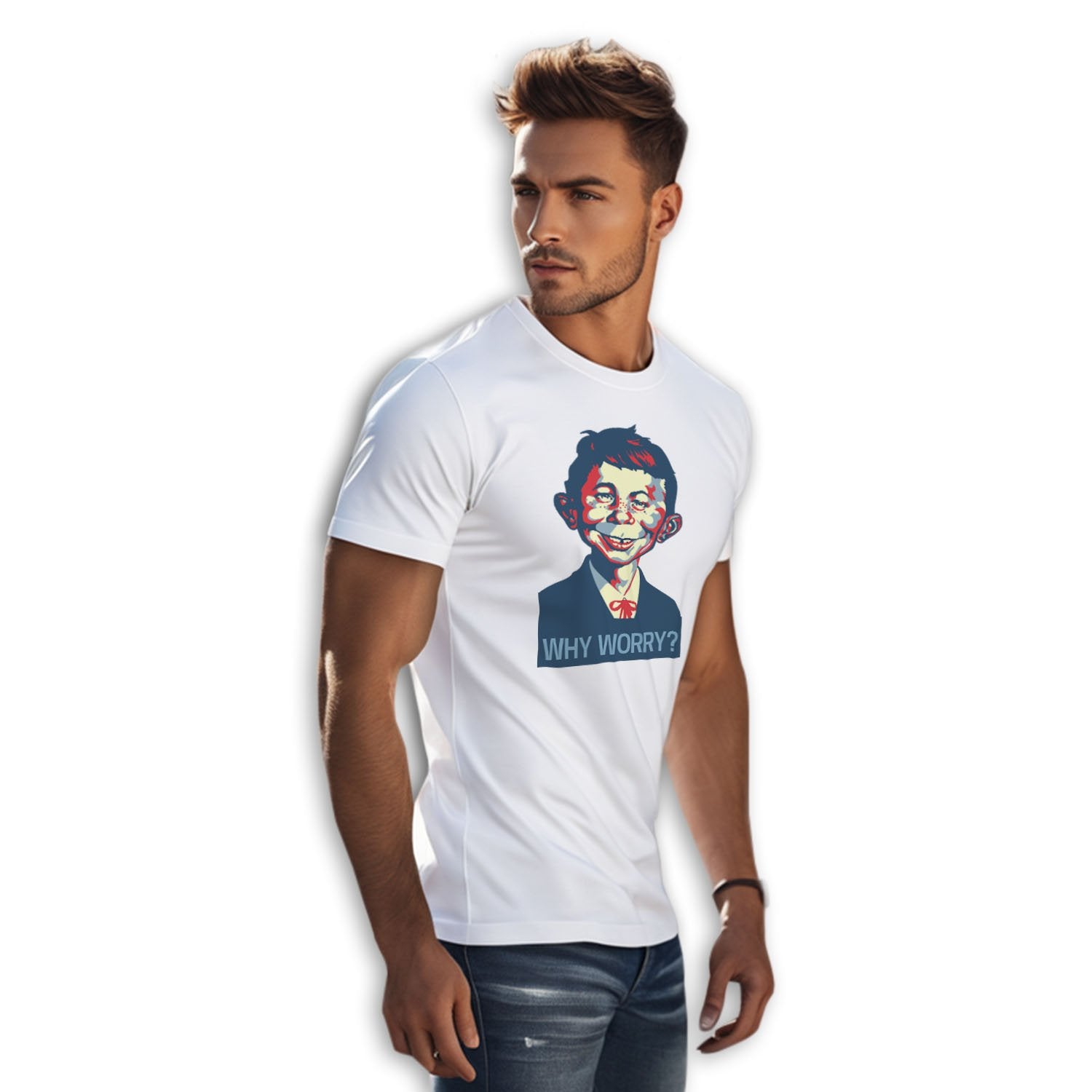 Why Worry - Mens T-shirts - Shipping Globally!