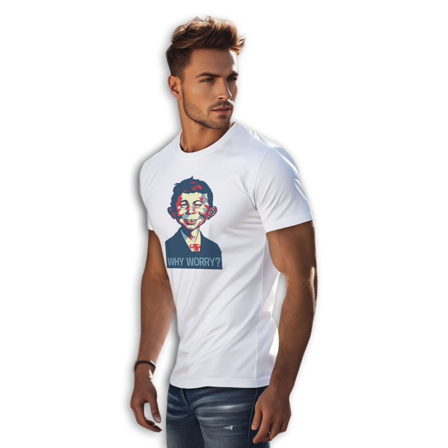 Why Worry - Mens T-shirts - Shipping Globally!