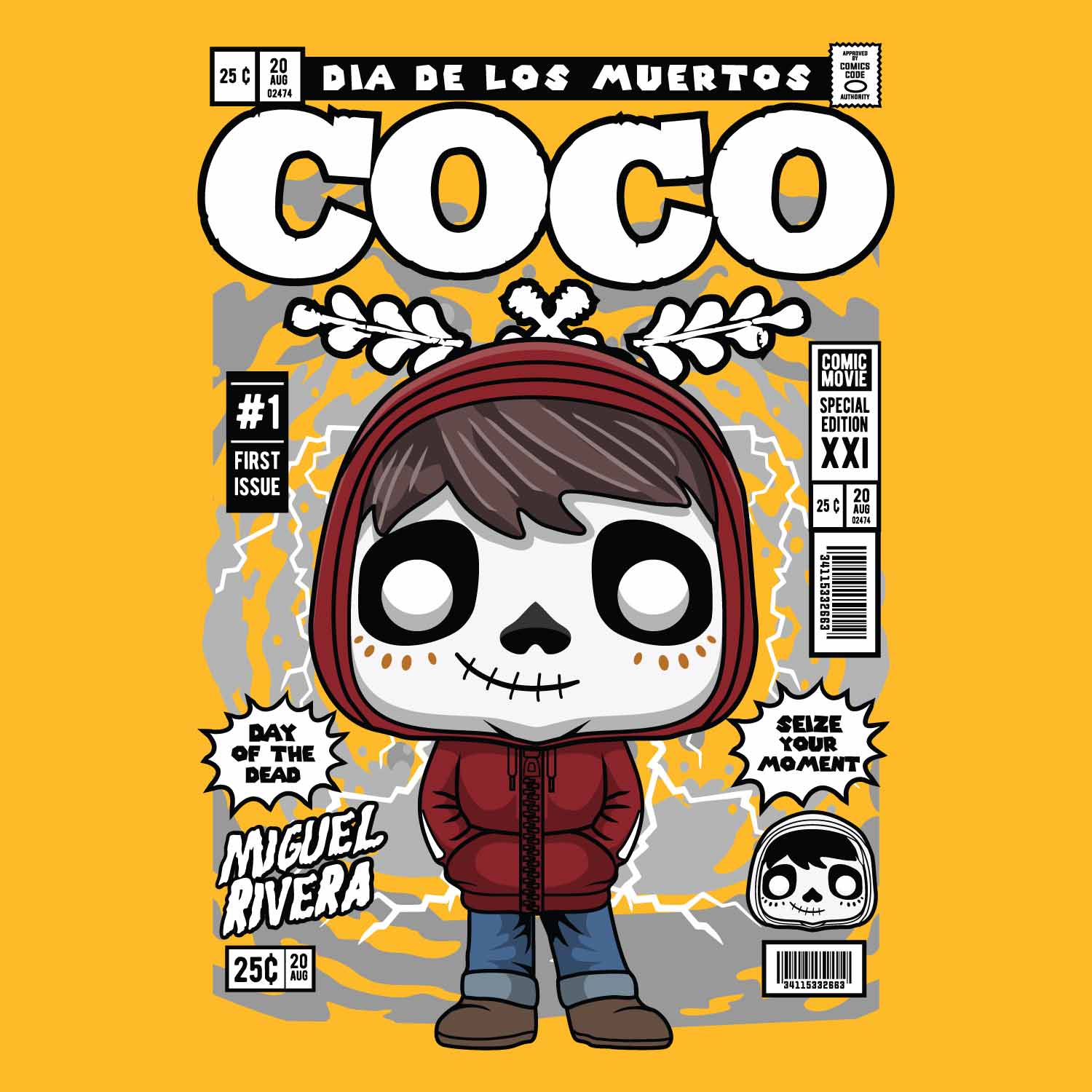 Coco Back Print – Tantra Original Brand Since 1997 – Unisex Cotton Tee – Everyday Wear - Shipping Globally!