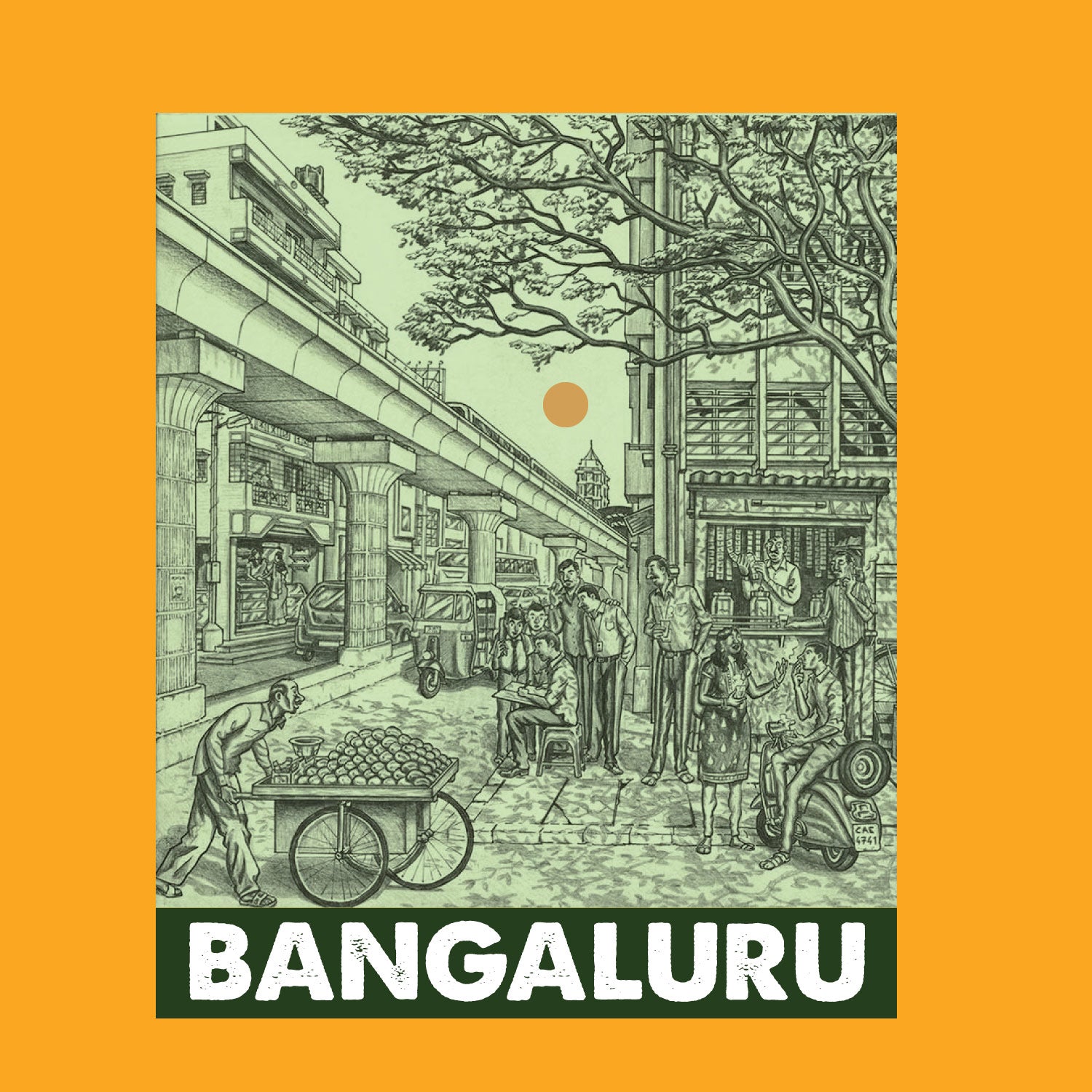 Tantra Bengaluru City Graphic Cotton Unisex T Shirt Everyday Casual Wear Original Since 1997