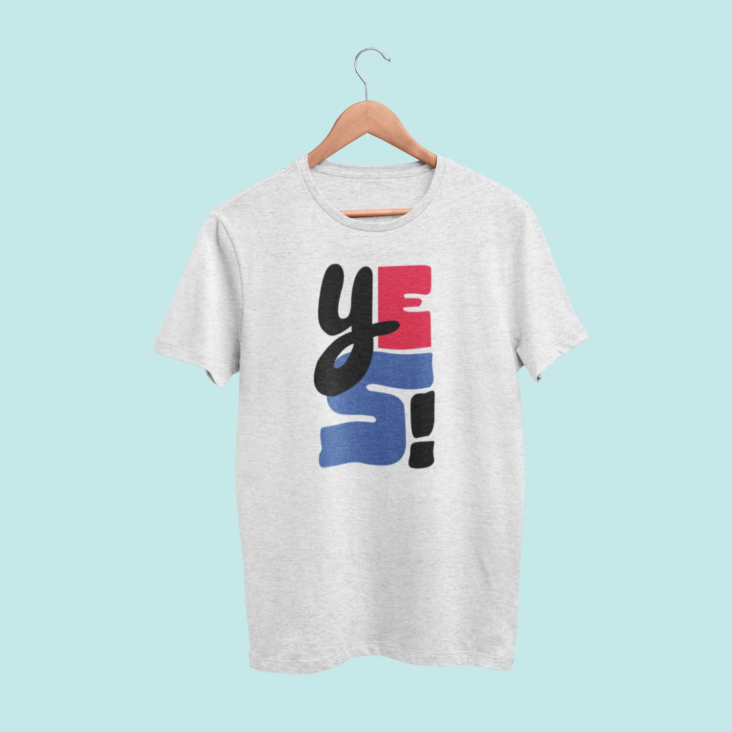 Yes – Tantra Original Brand Since 1997 – Unisex Graphic Cotton Tee – Minimalist-Inspired Positive Wear - Shipping Globally!